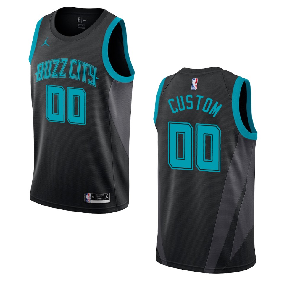 Hornets Buzz City Jersey - Jordan Hornets Buzz City Custom Jersey