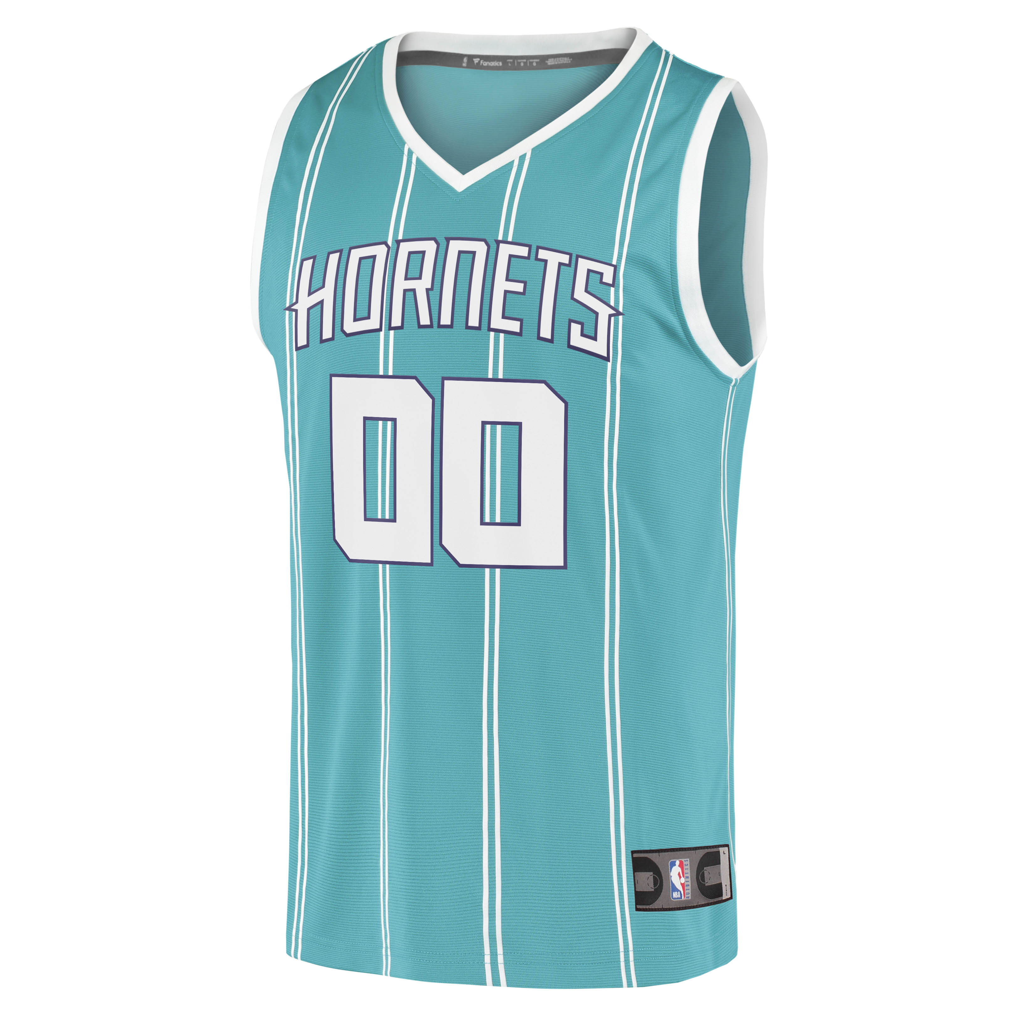 Alternative view of Hornets Teal Custom Jersey fanatics - Fanatics Hornets Teal Custom