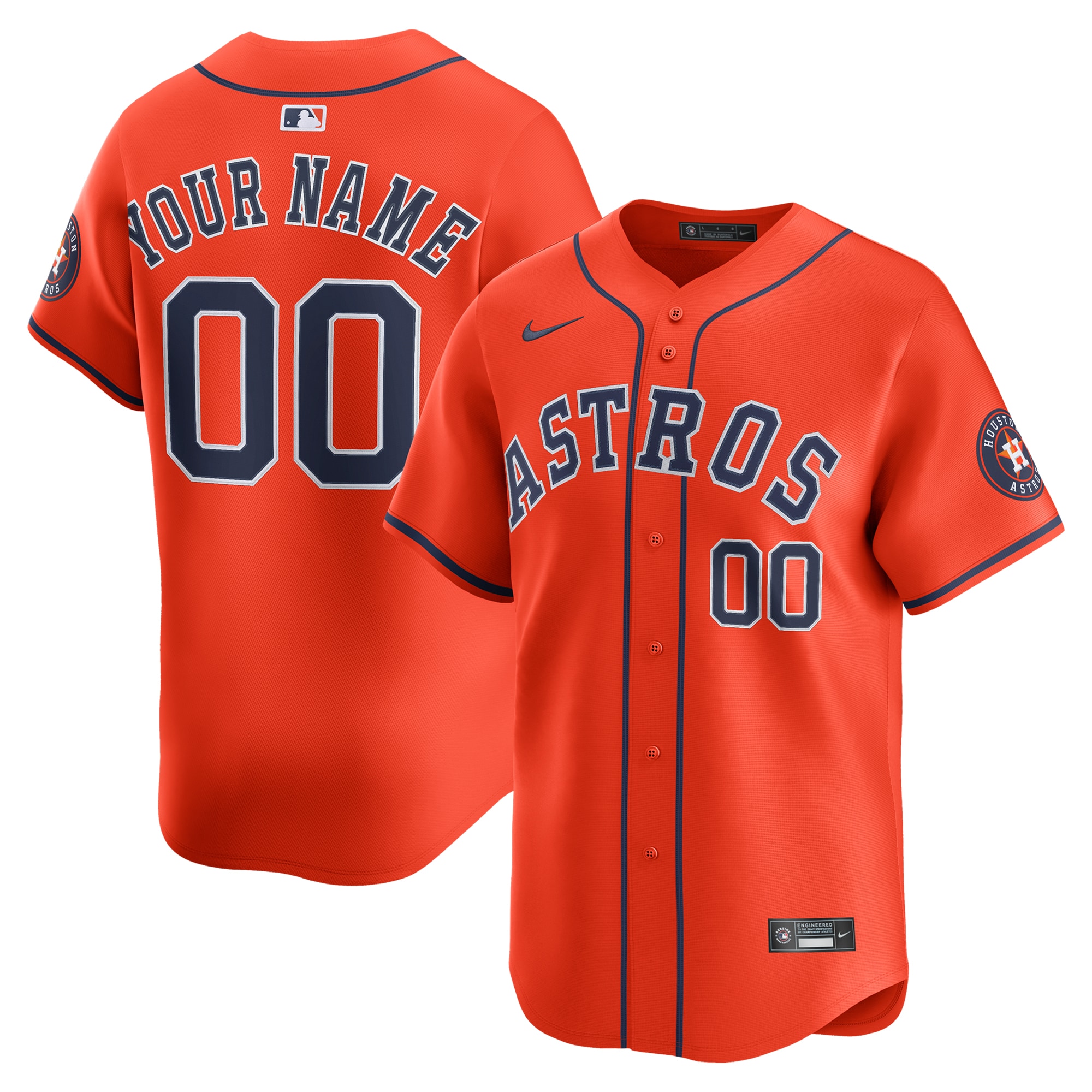 Houston Astros Alternate Limited Custom Jersey