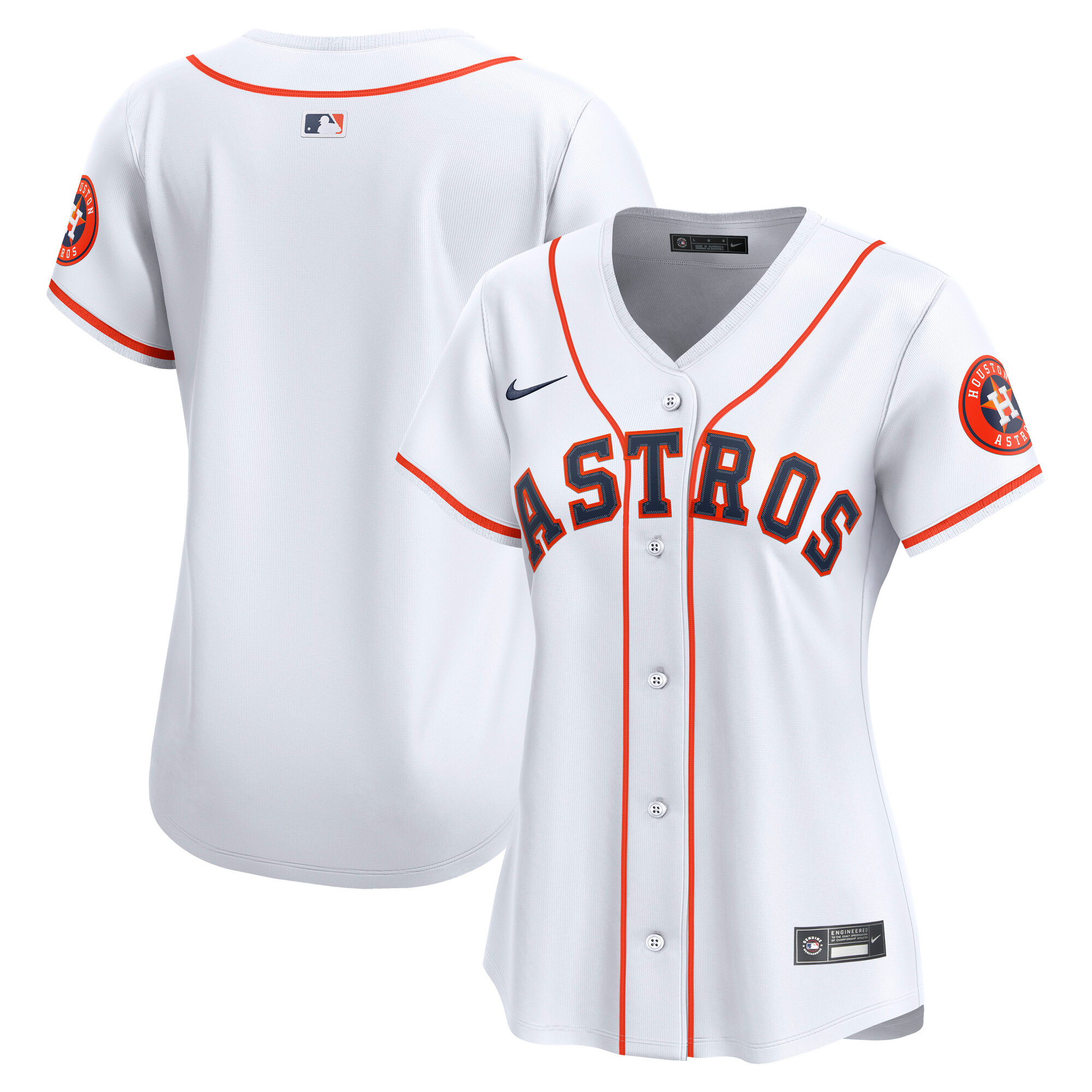 Houston Astros Women's Home Limited Jersey - White