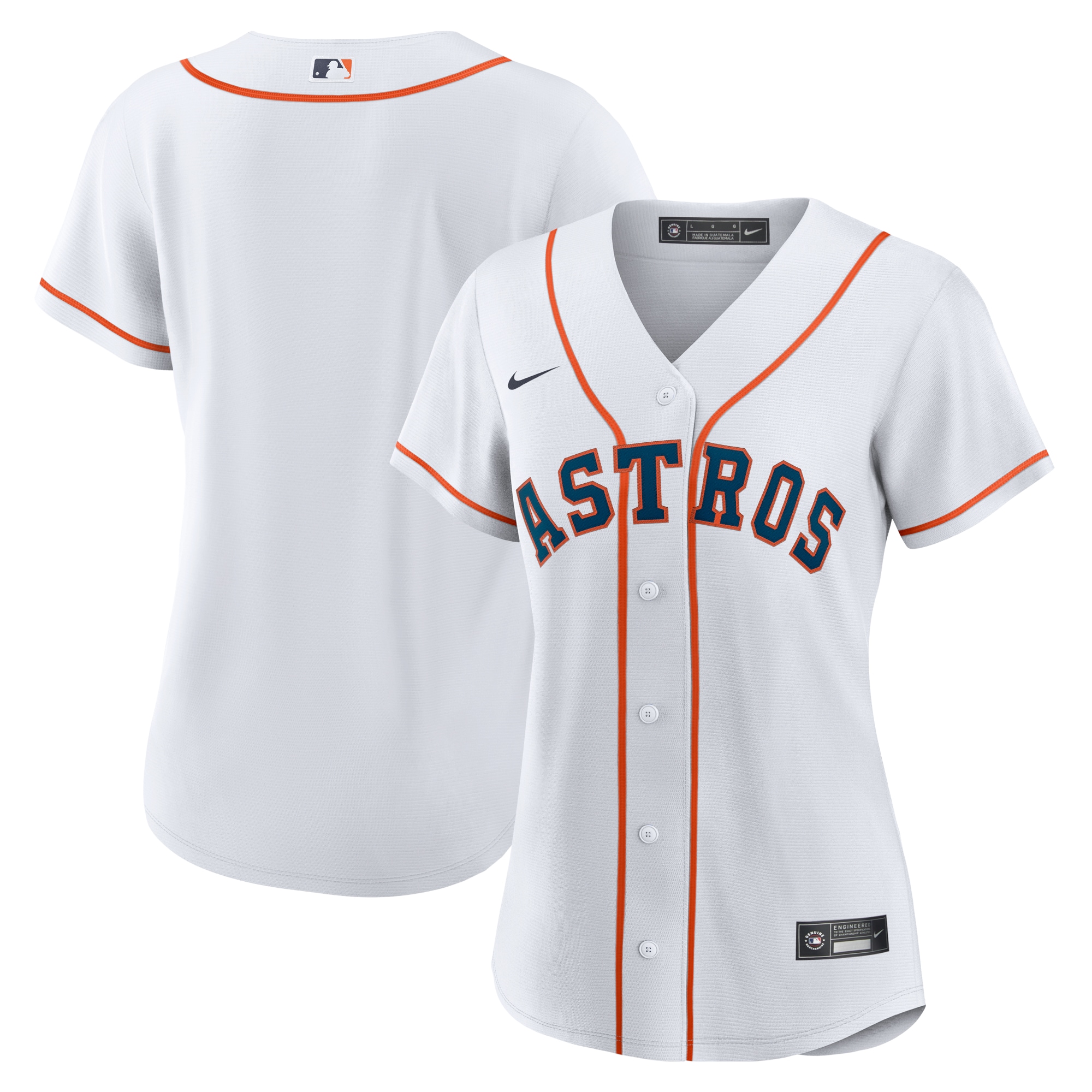 Houston Astros Women's Home Team Jersey - White