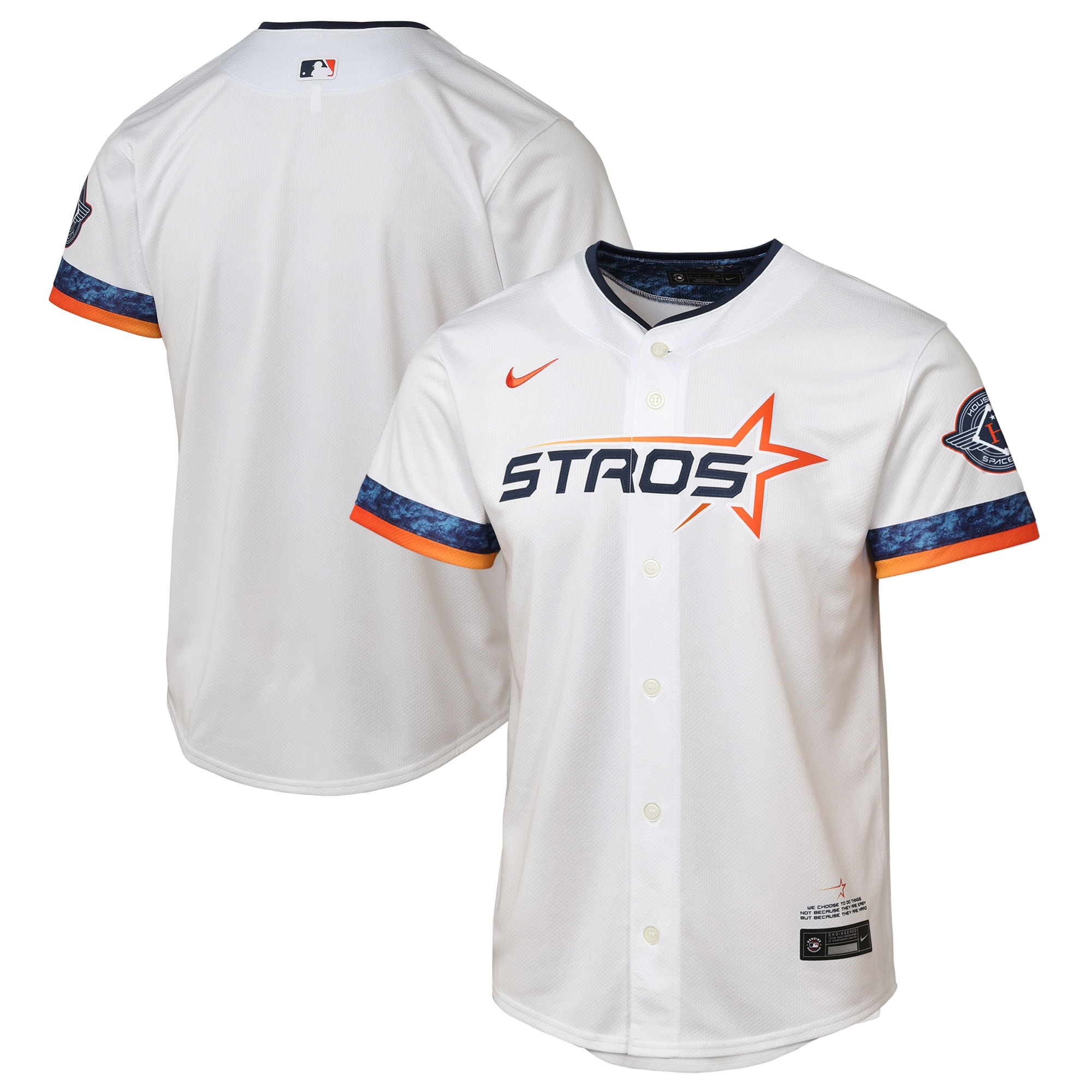 Houston Astros Youth 2025 City Connect Limited Jersey - White