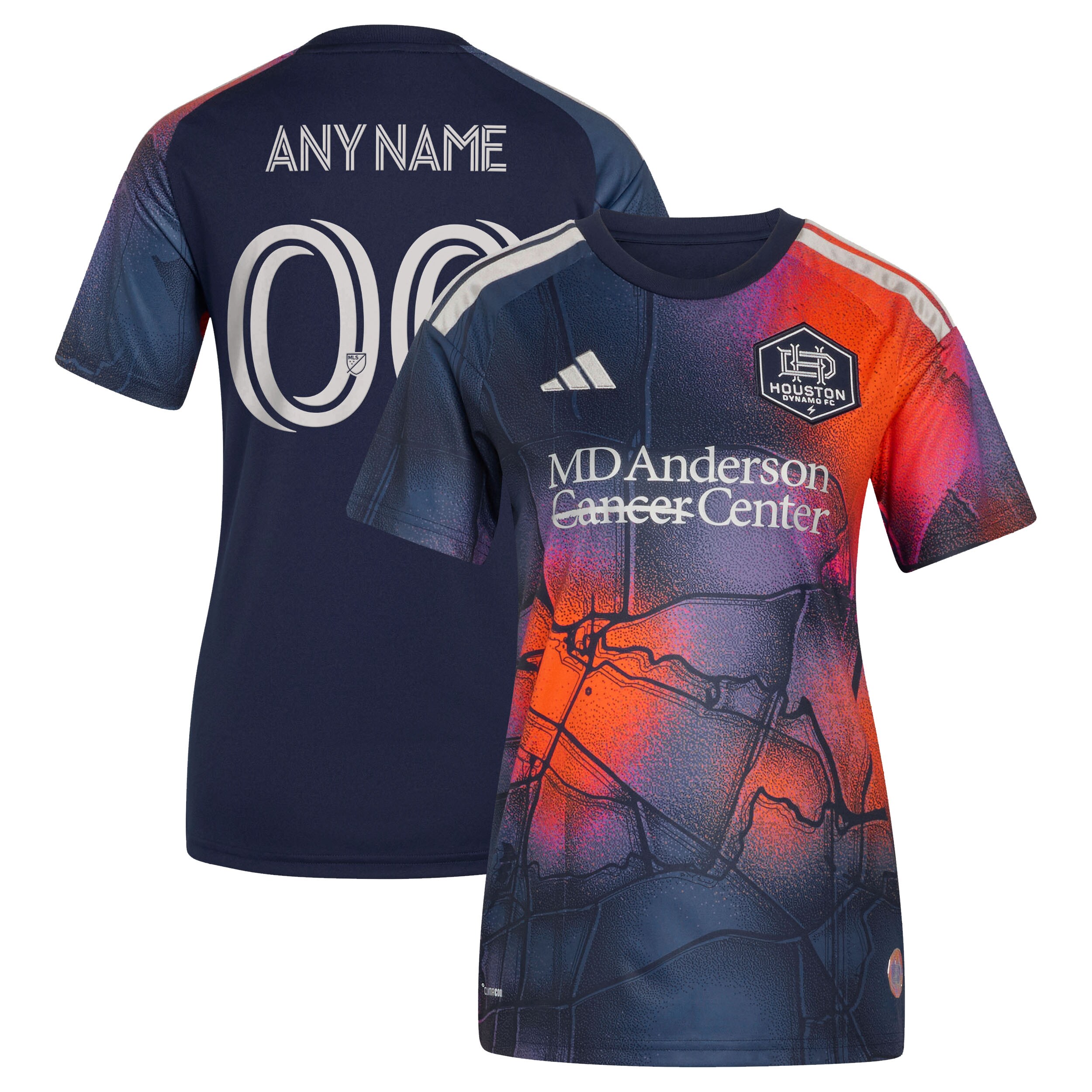 Houston Dynamo FC Women's 2026 Mission Control Custom Jersey - Blue