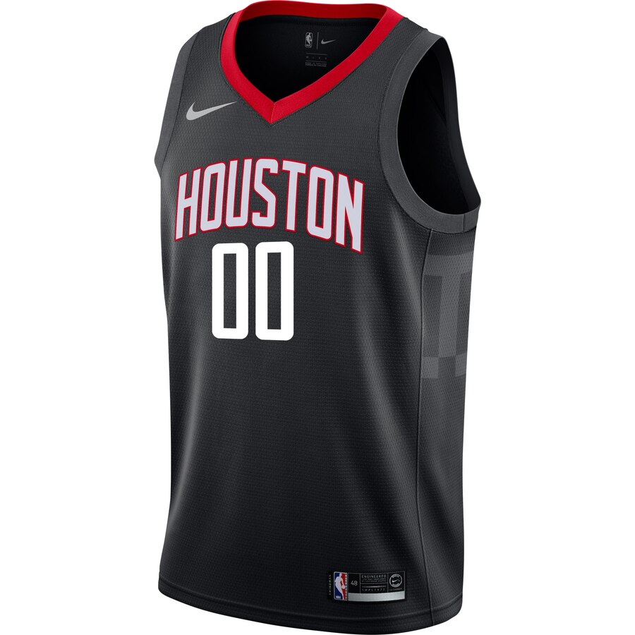 Alternative view of houston Rockets Black Custom Jersey - Houston Rockets Nike Black