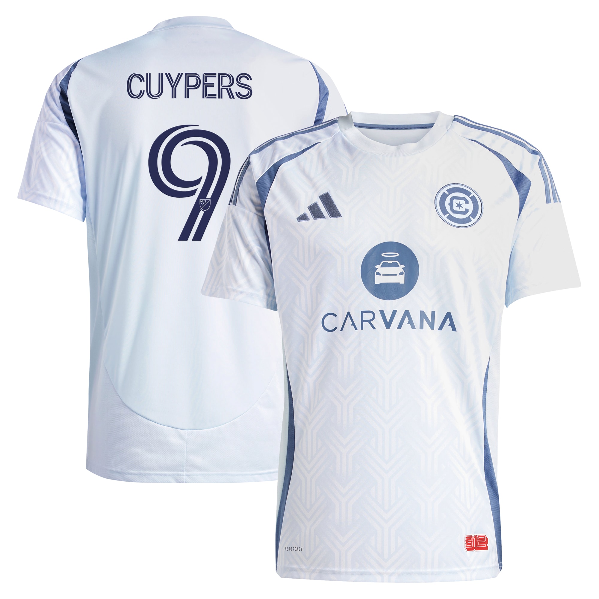 Hugo Cuypers Chicago Fire 2025 The Municipal Kit Player Jersey - Light Blue