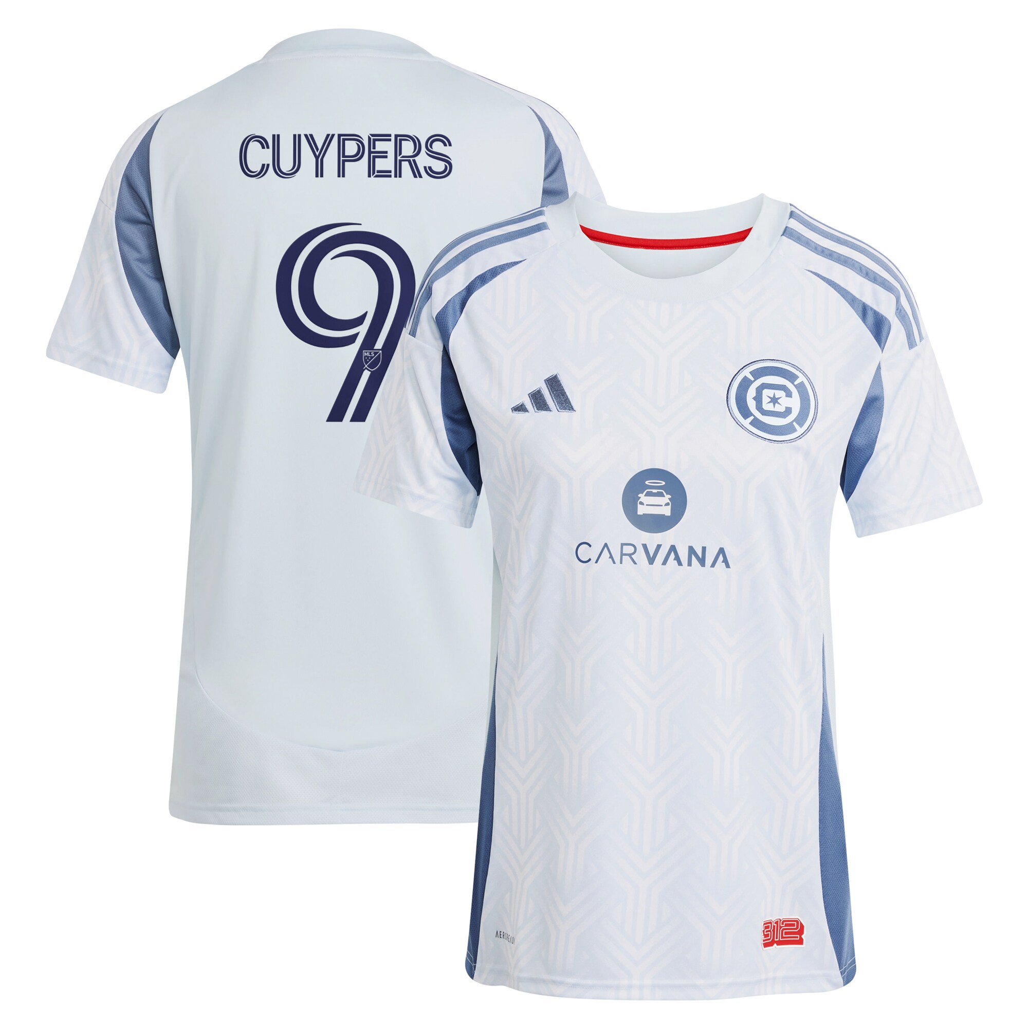 Hugo Cuypers Chicago Fire Women's 2025 The Municipal Kit Player Jersey - Light Blue
