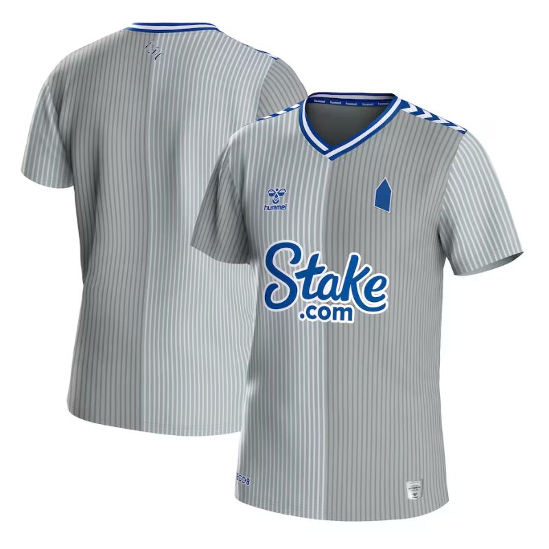 Hummel Everton Third Jersey Gray - Hummel Everton Third Jersey - Gray