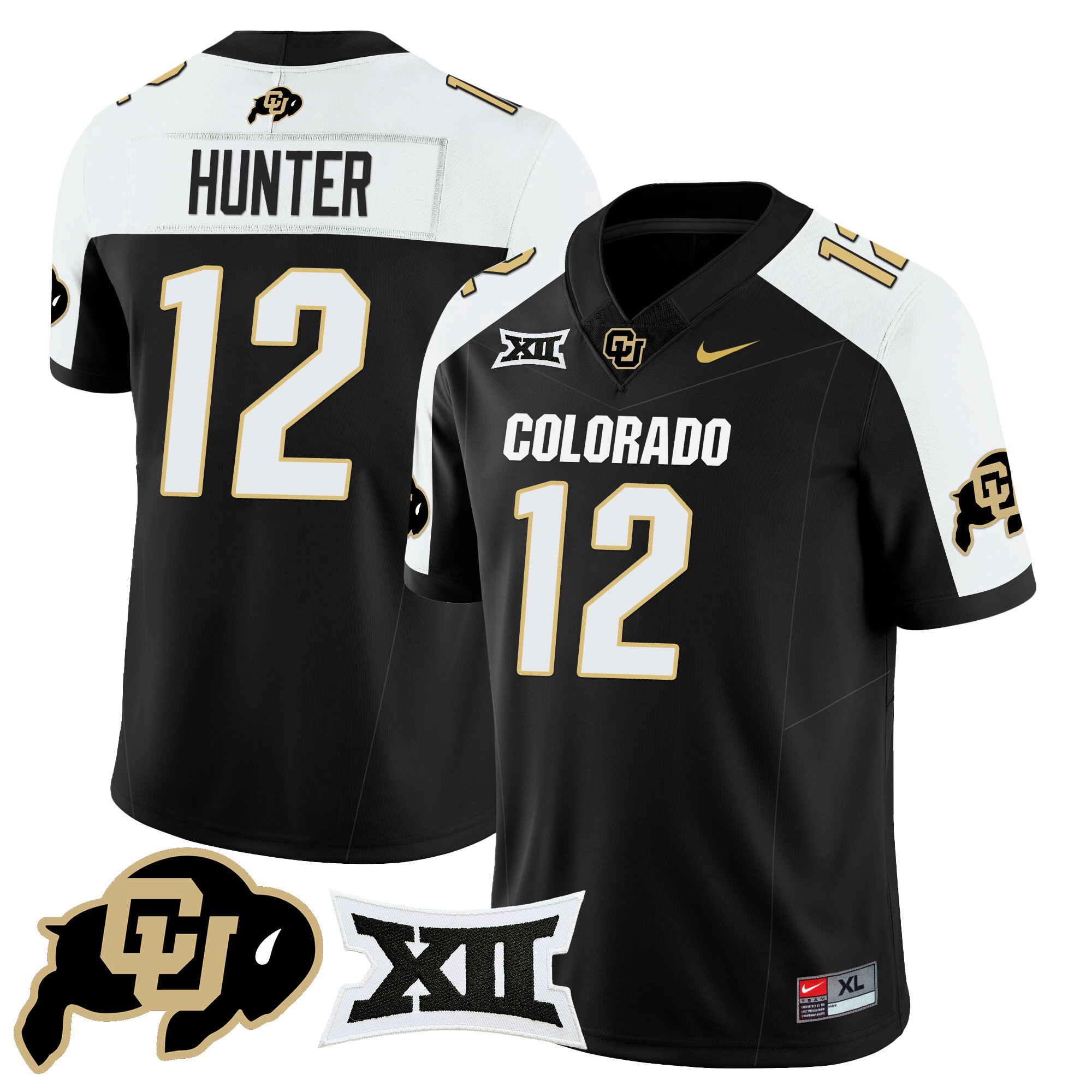 Hunter Colorado Buffaloes Jersey - Nike - Black #12