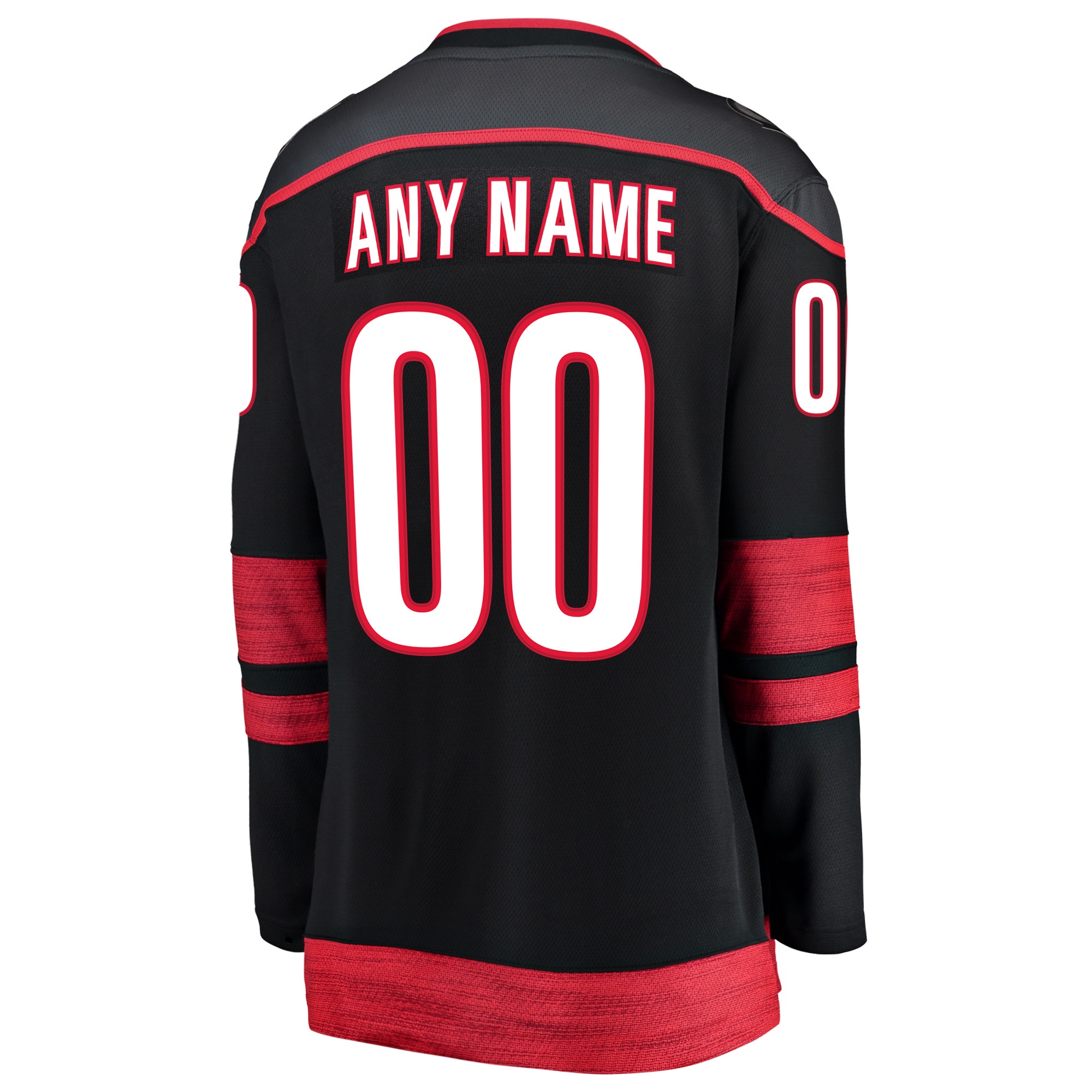 Alternative view of Hurricanes Black Alternate Jersey - Fanatics - Customize Now!