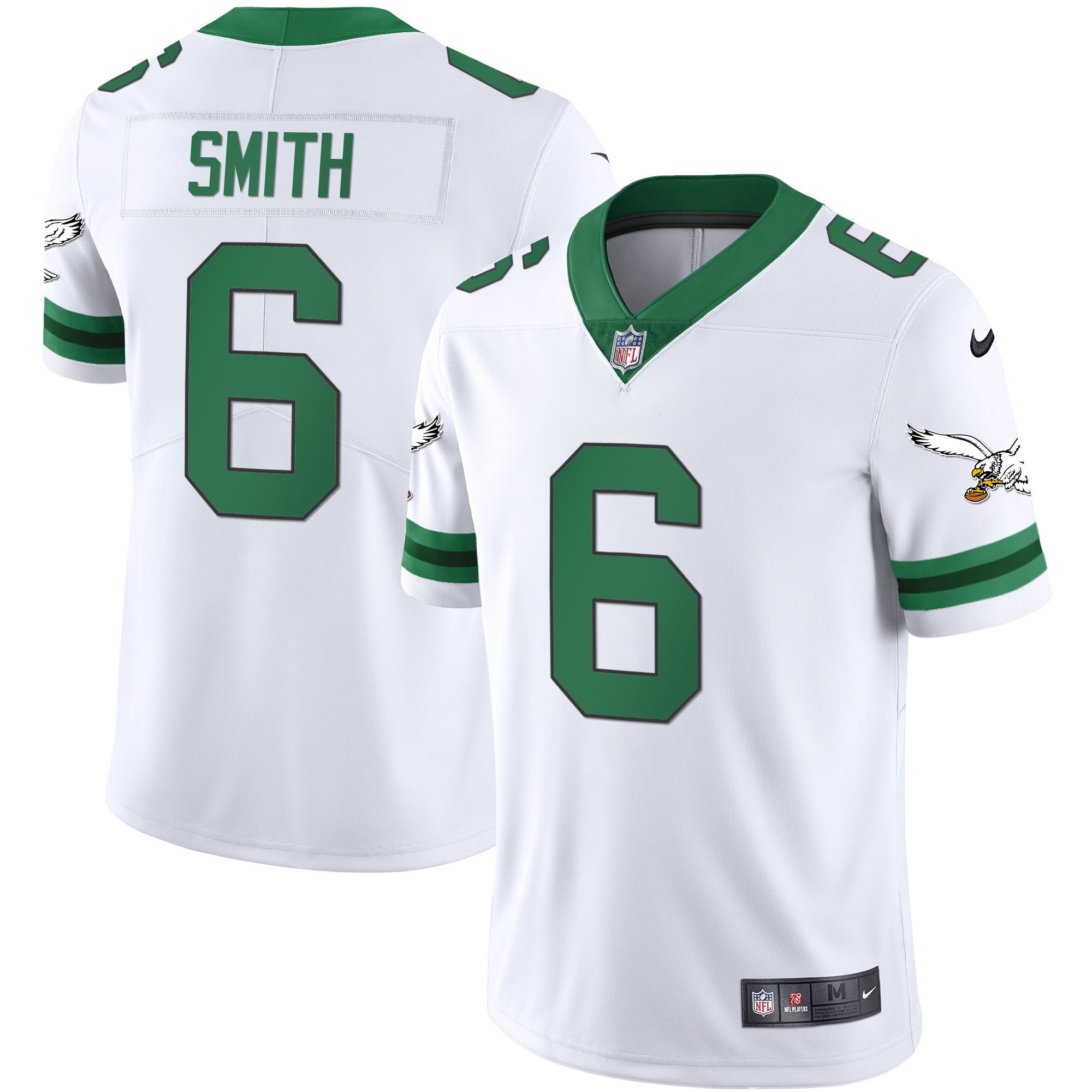 Alternative view of Hurts Eagles Jersey - Nike Hurts #1 Eagles Jersey - White & Green