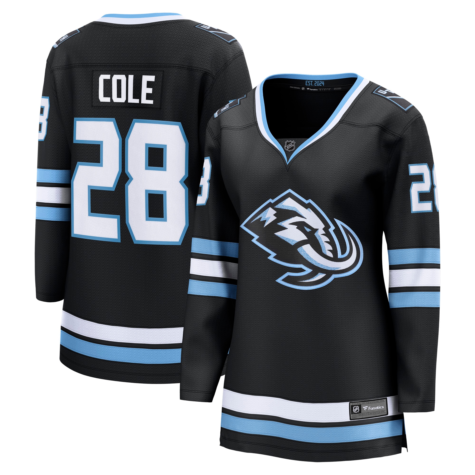 Ian Cole Utah Mammoth Fanatics Women's Home Breakaway Player Jersey - Black
