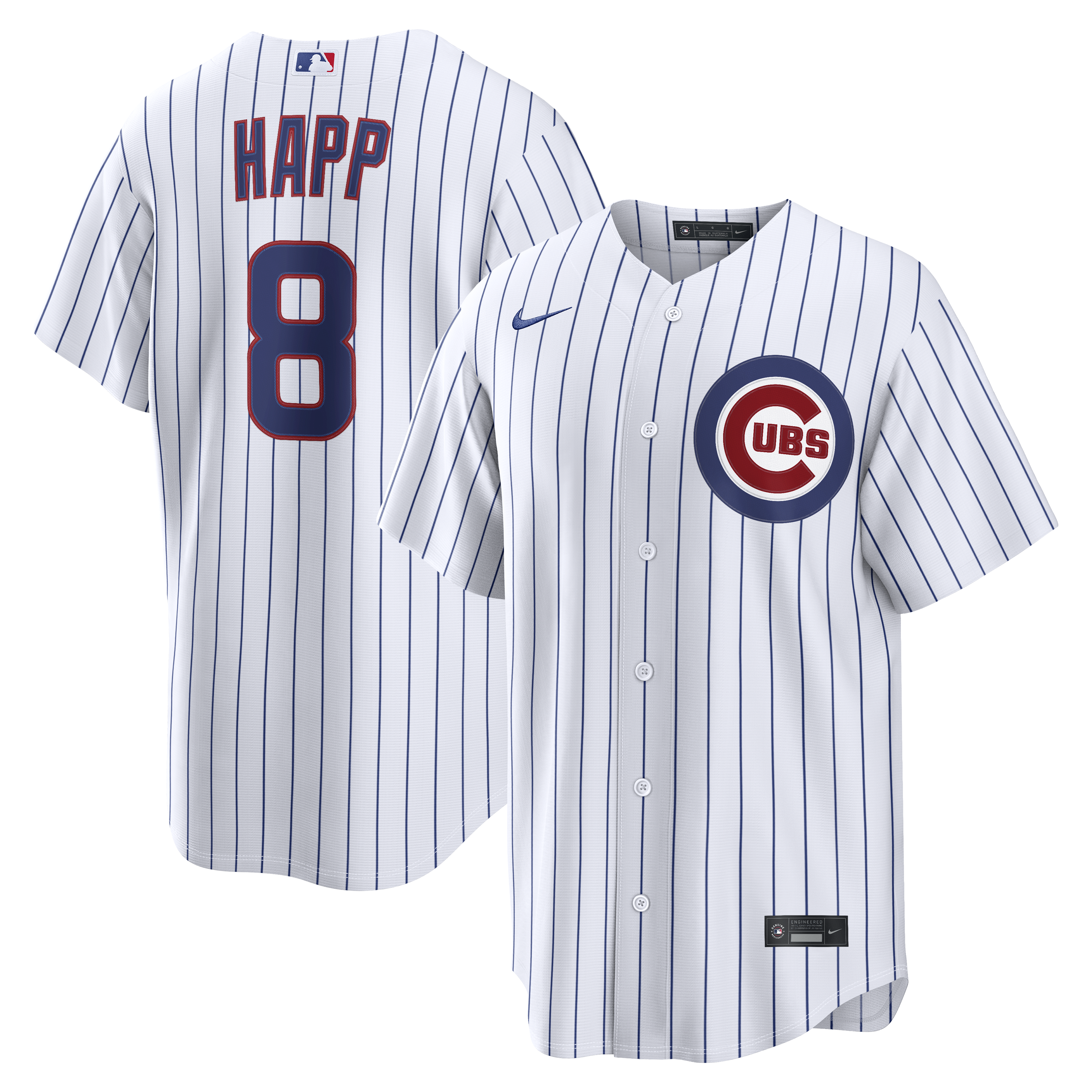Ian Happ Chicago Cubs Home Jersey - White