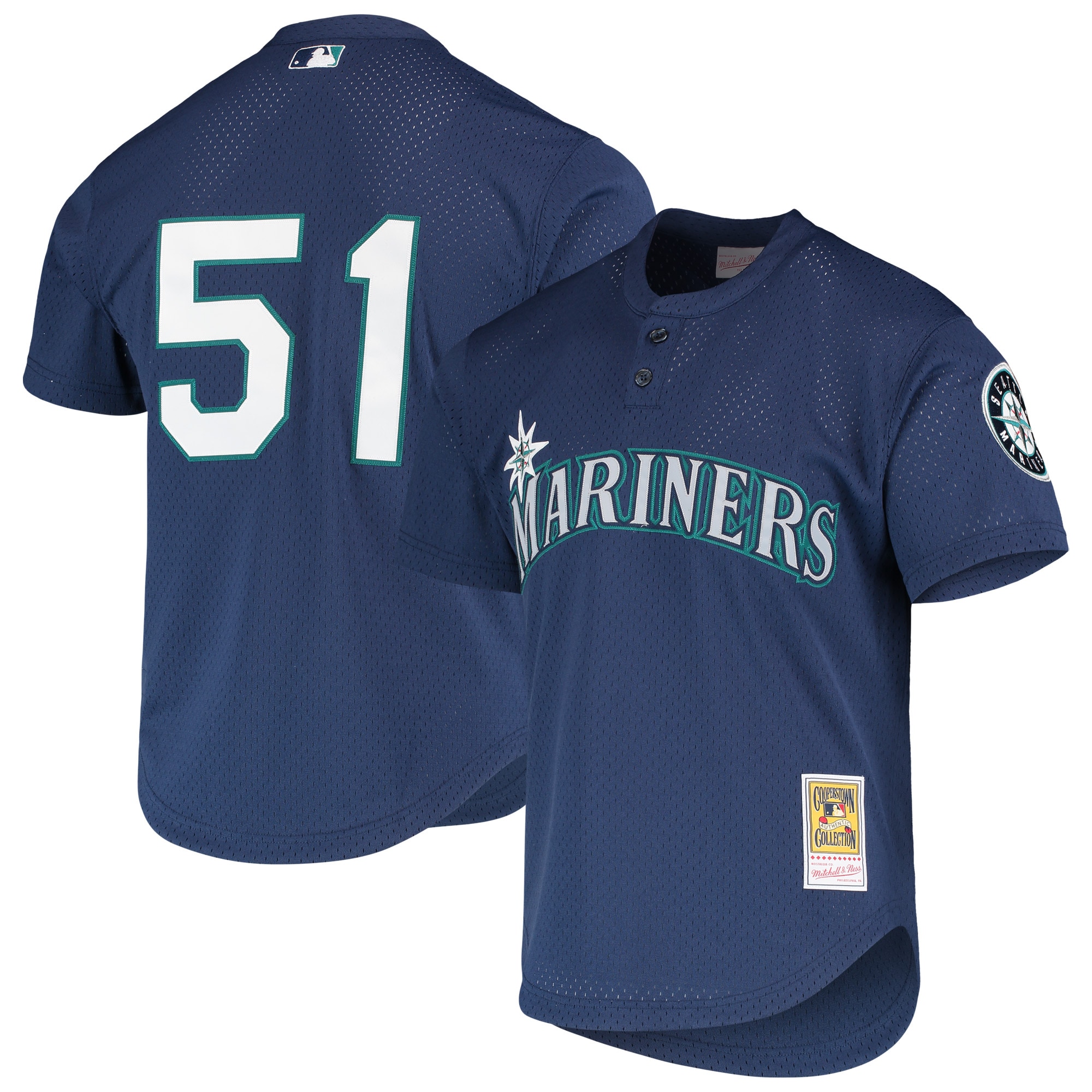 Ichiro Suzuki Seattle Mariners Batting Practice Jersey - Navy