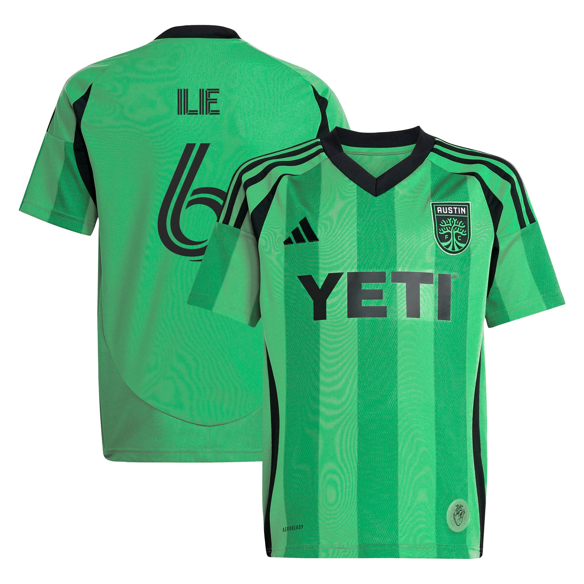 Ilie Sanchez Austin FC Youth 2025 The Heartbeat Kit Player Jersey - Green