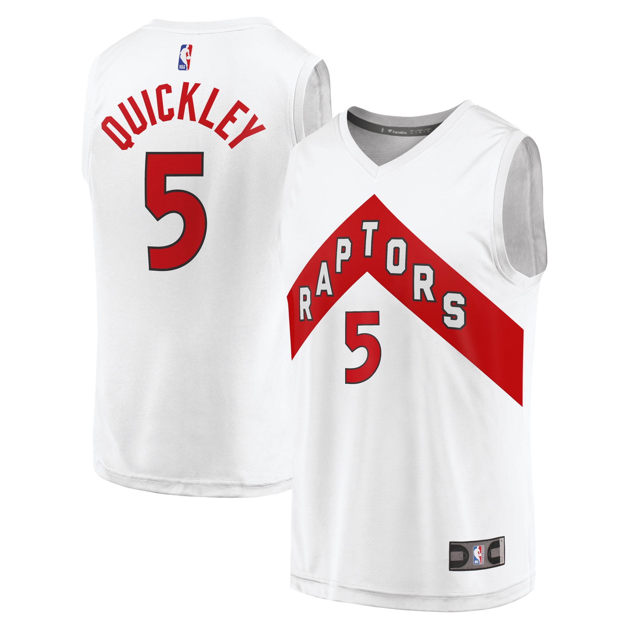 Immanuel Quickley Toronto Raptors Fanatics Fast Break Player Jersey - Association Edition - White