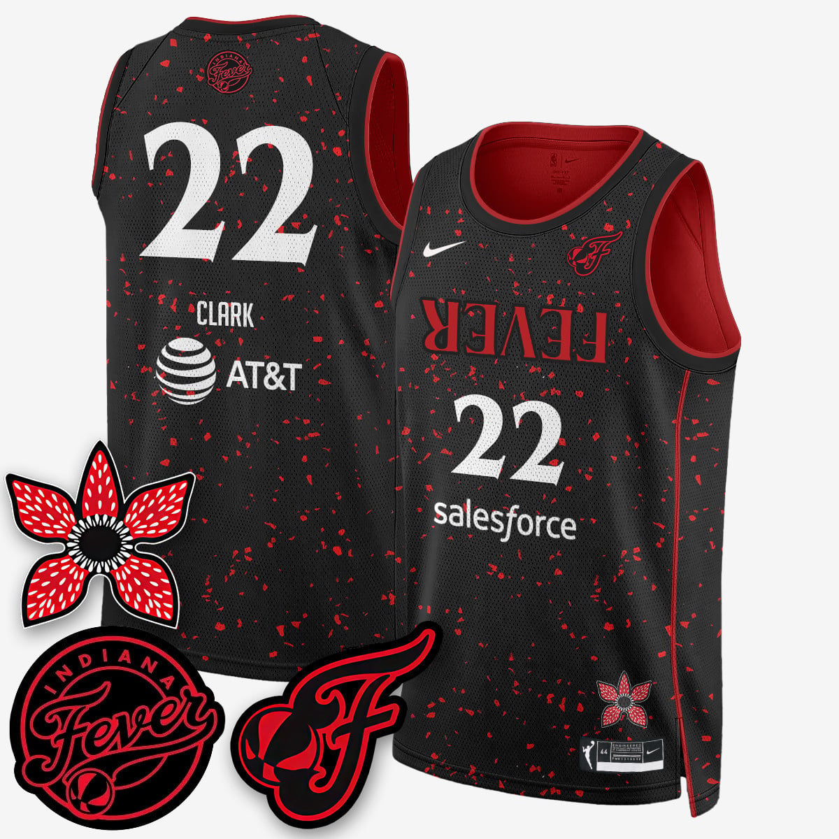 Alternative view of Indiana Fever Stranger Things Jersey - Indiana Fever ‘Stranger Things’