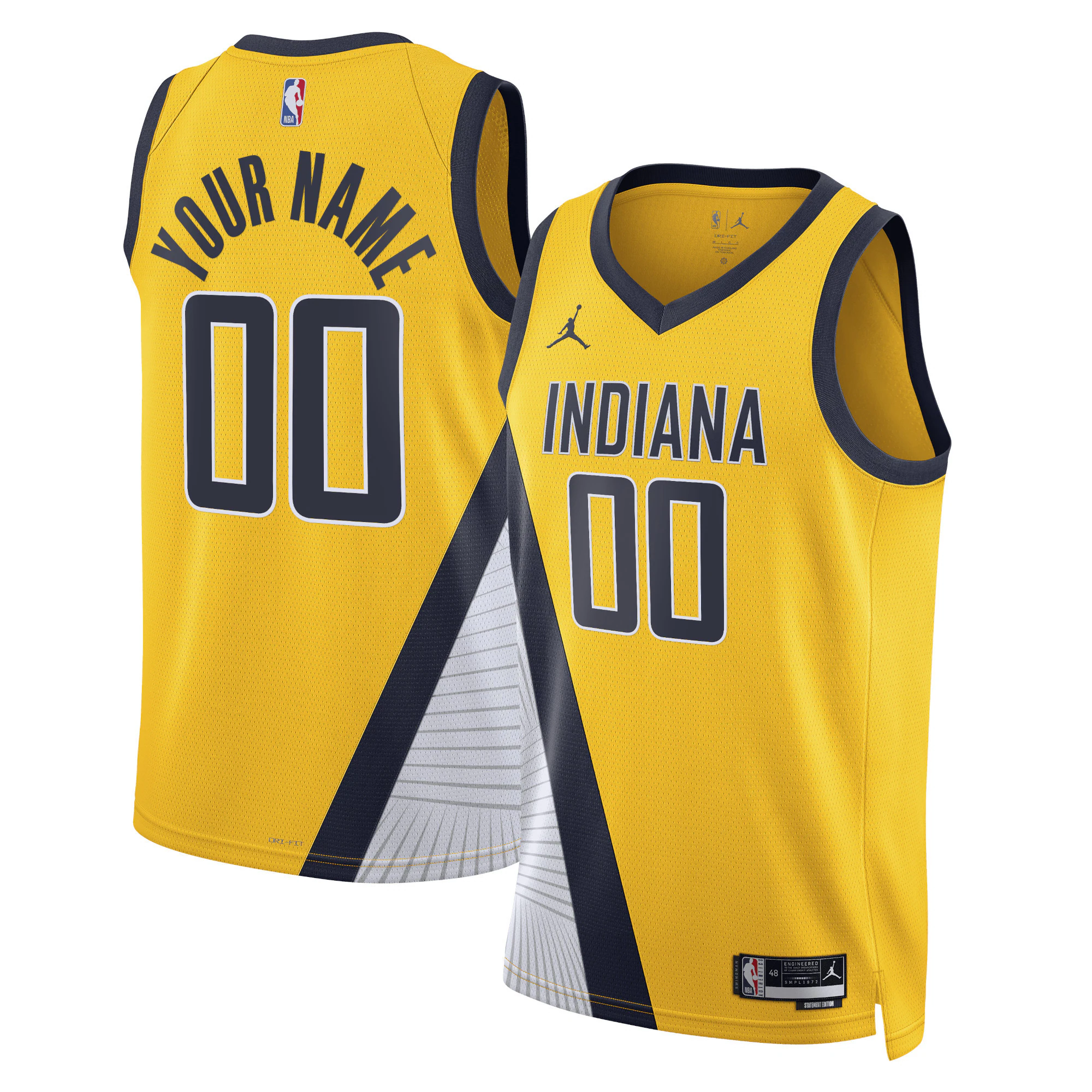 indiana Jordan Pacers Gold Jersey - Jordan Indiana Pacers Gold Jersey 2