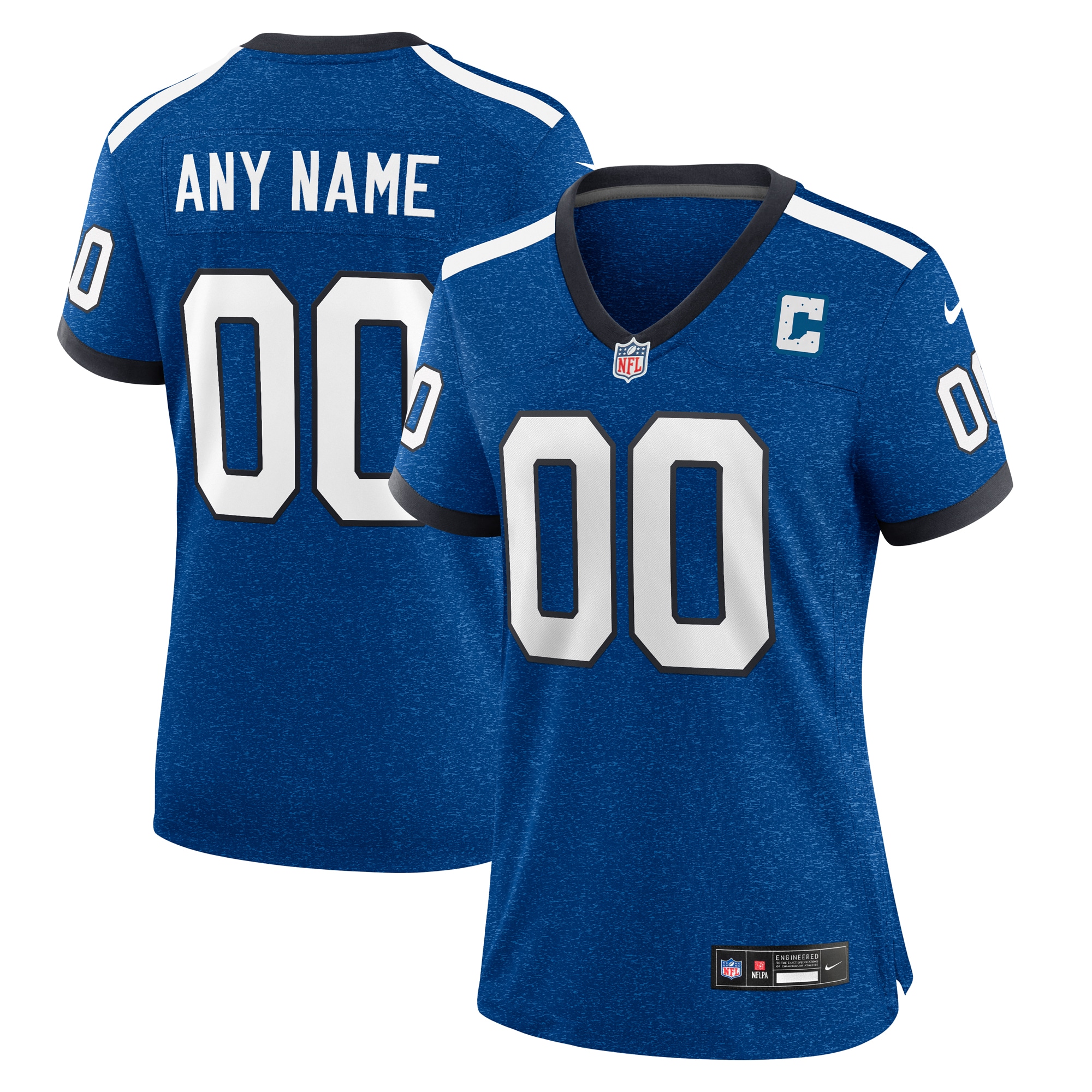 Indianapolis Colts Women's Indiana Nights Alternate Custom Game Jersey - Royal