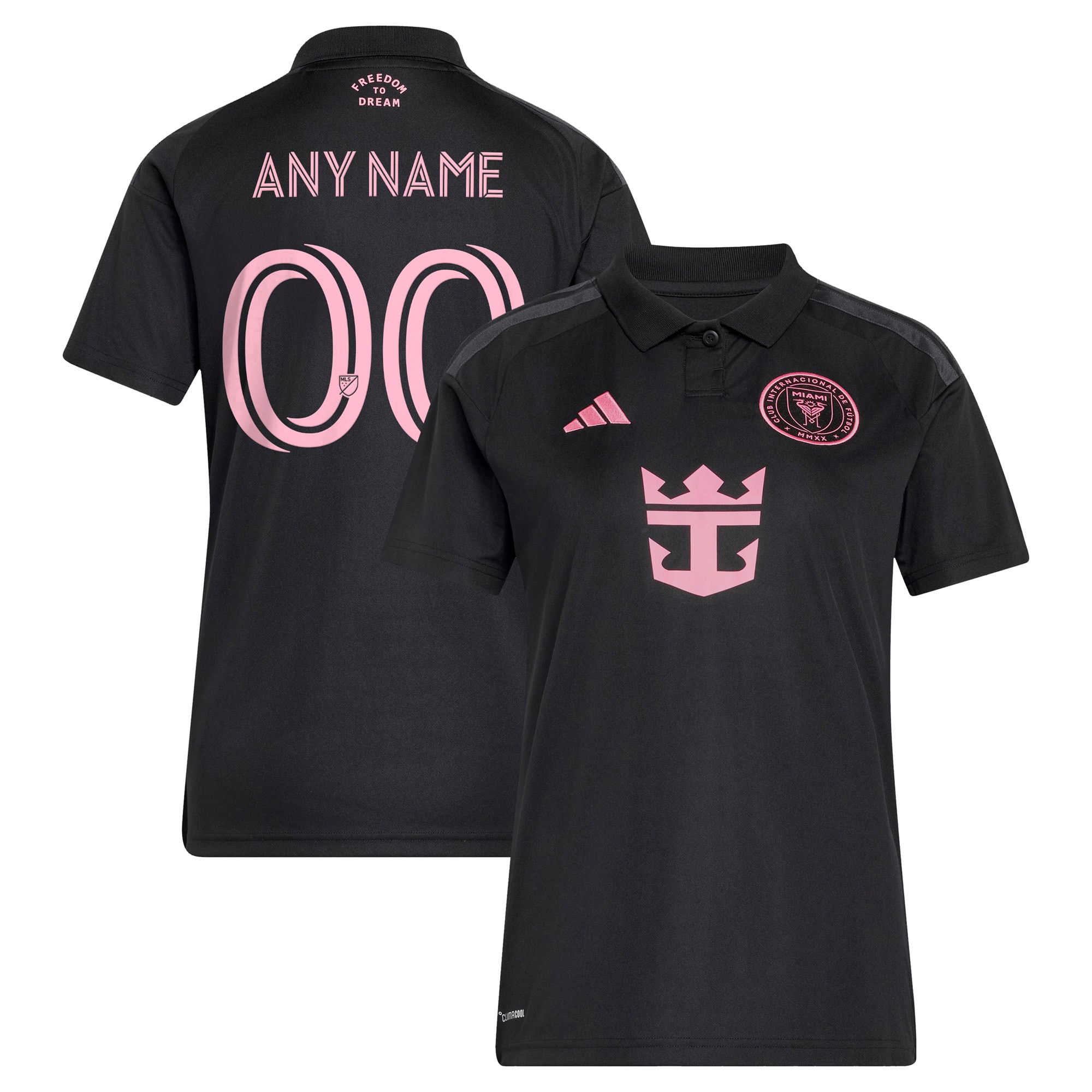 Inter Miami CF Women's 2026 Presagio Custom Jersey - Black