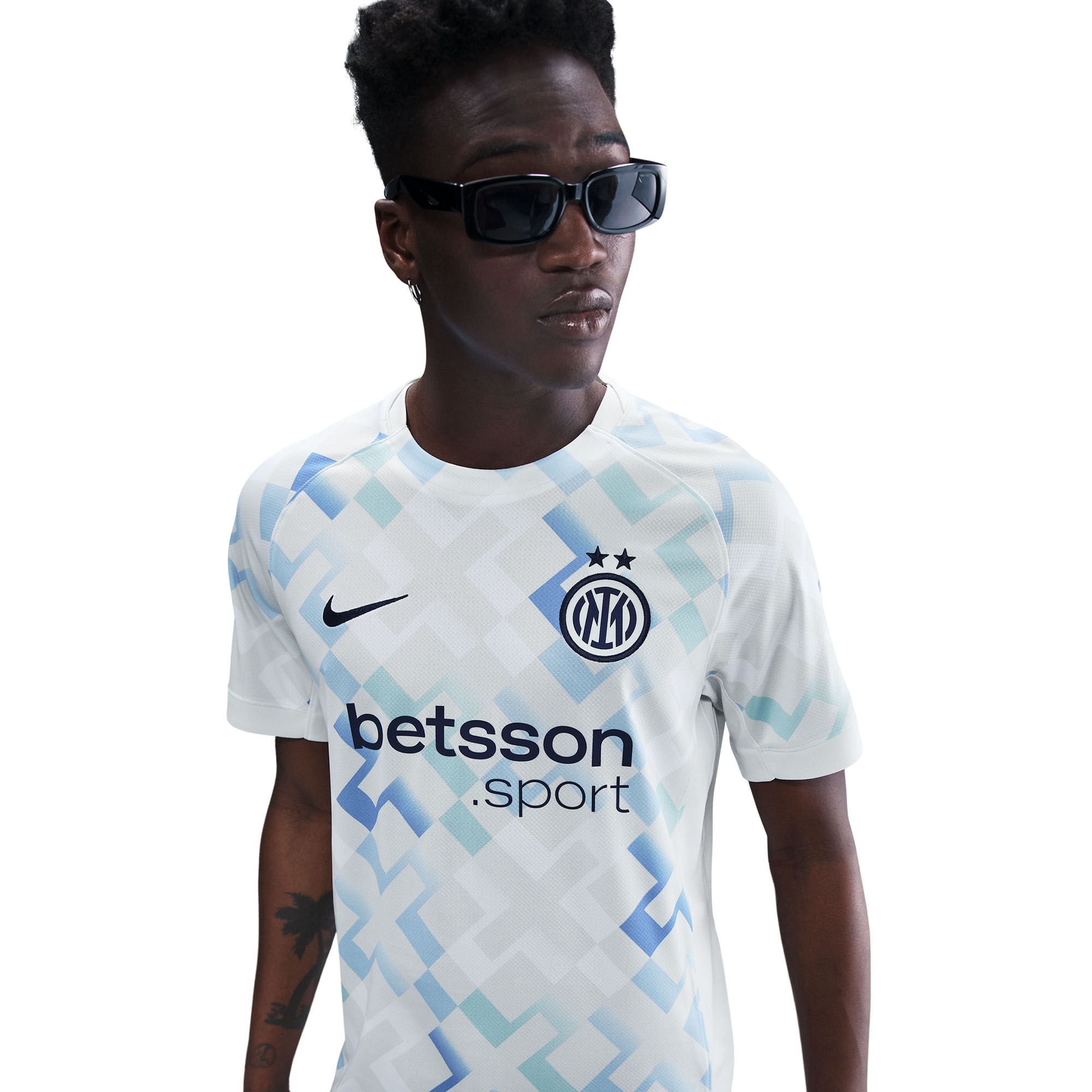 Inter Milan 2025/26 Away Jersey - Aqua