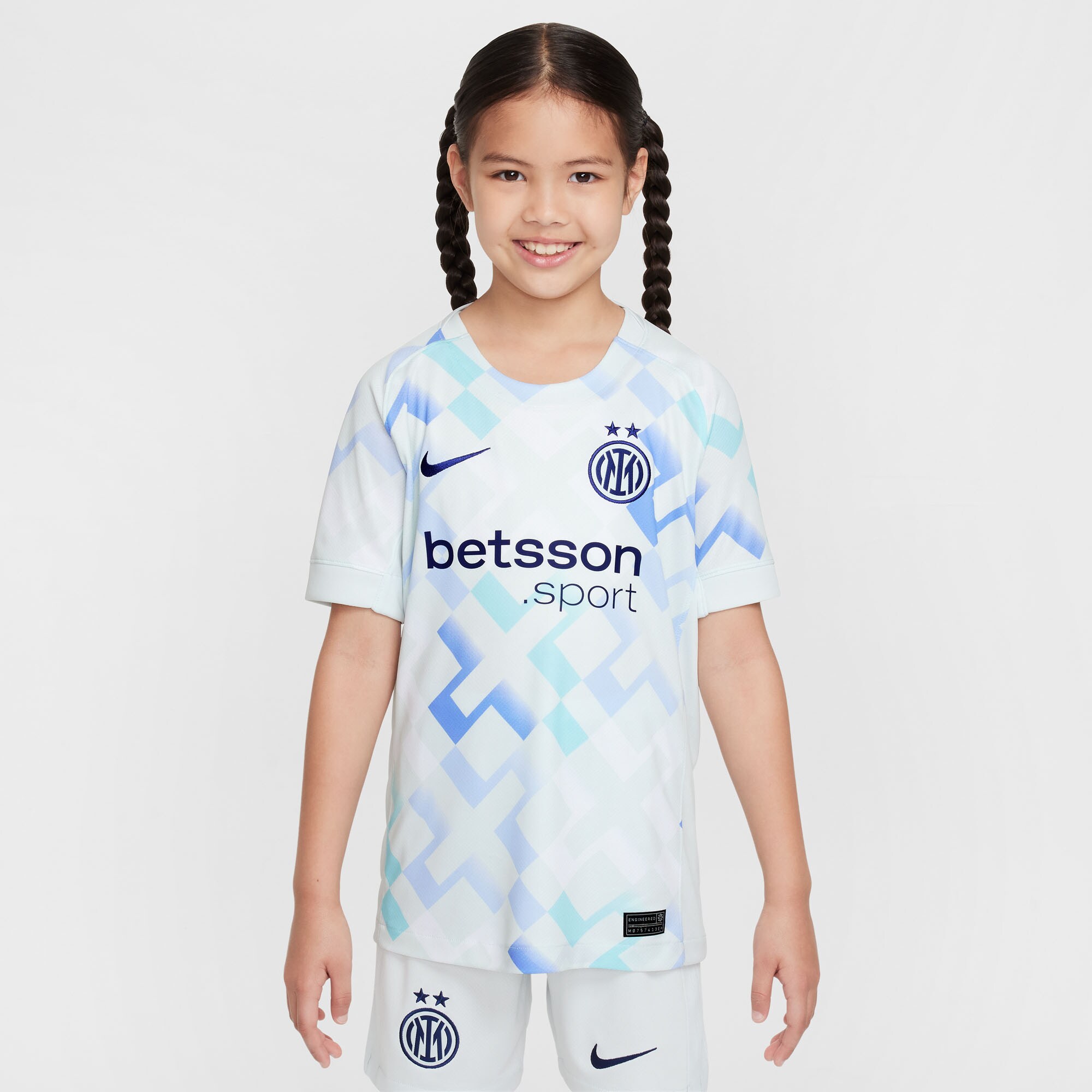 Inter Milan Youth 2025/26 Away Jersey - Aqua