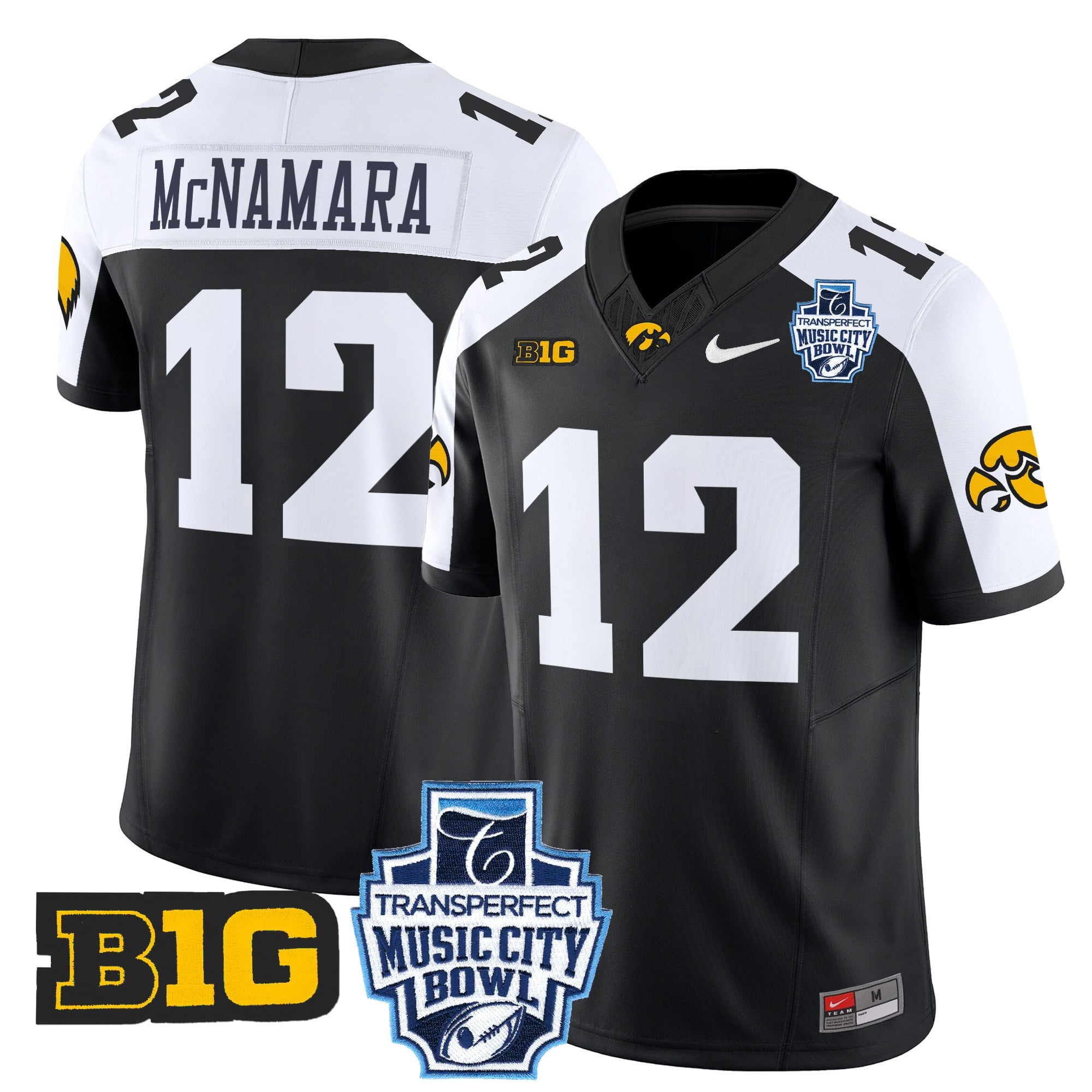 Iowa Hawkeyes Black Jersey nike mcnamara - Nike Iowa Hawkeyes McNamara