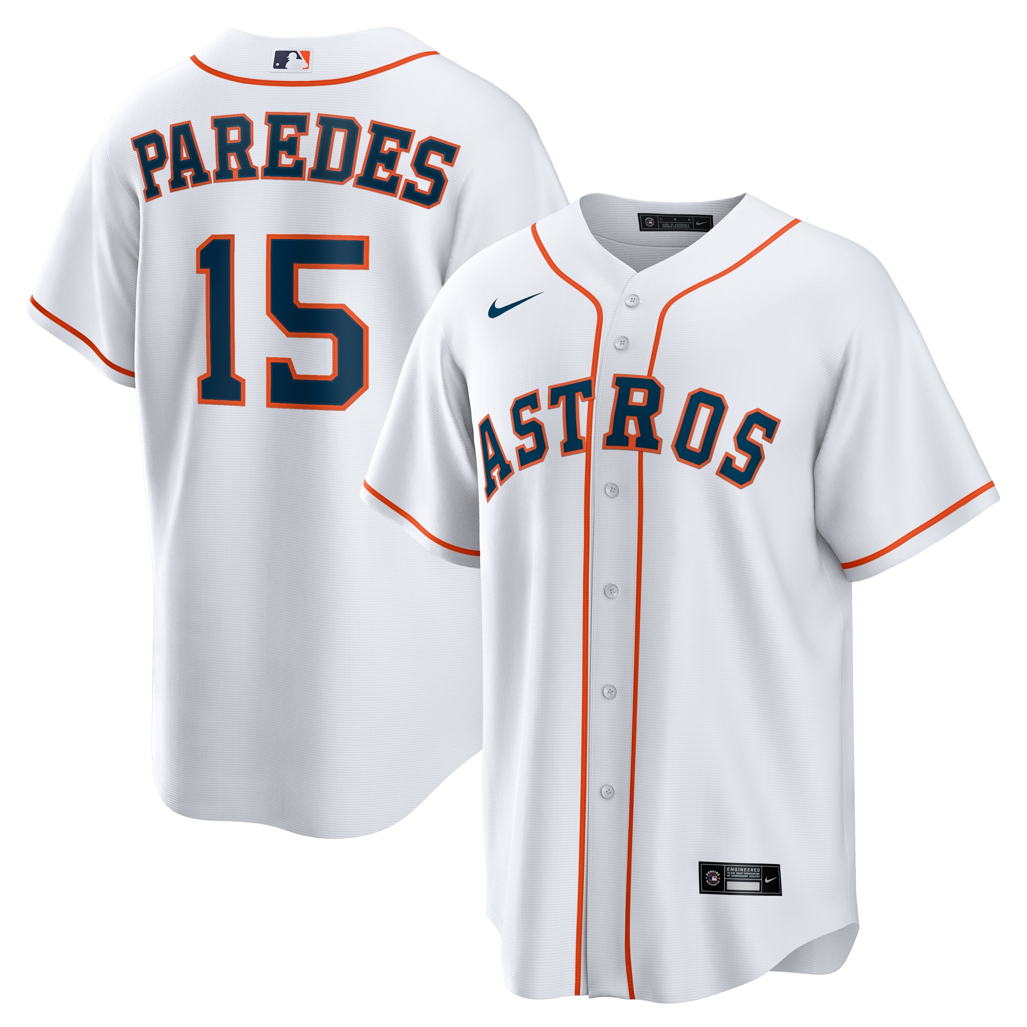 Isaac Paredes Houston Astros Home Jersey - White