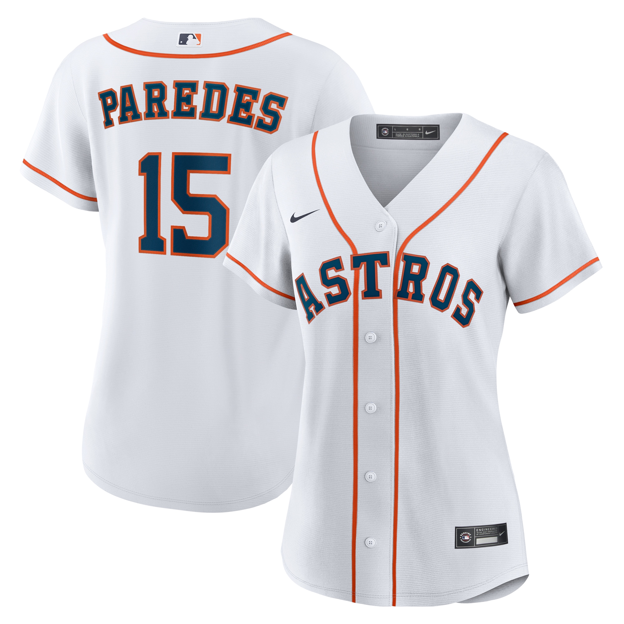 Isaac Paredes Houston Astros Women's Home Jersey - White