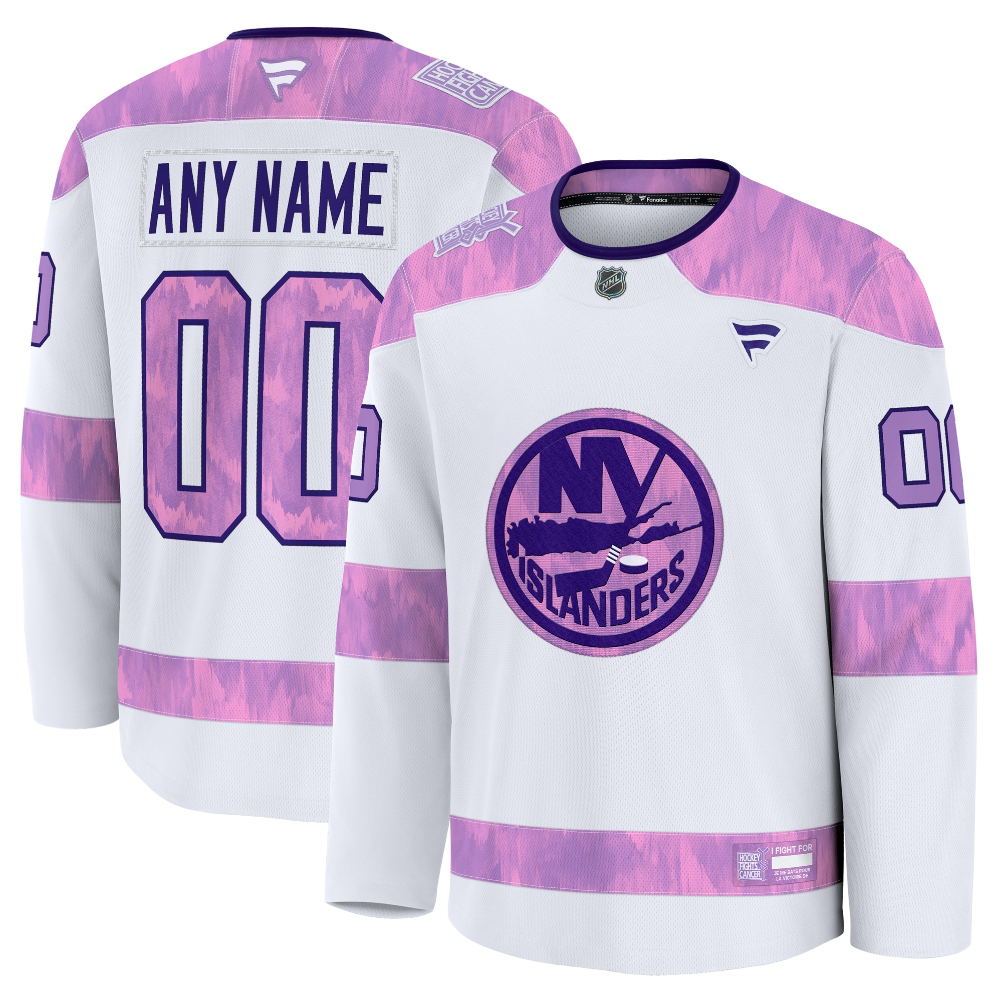 Islanders Hockey Fights Cancer 2024 Premium Fanatics Jersey
