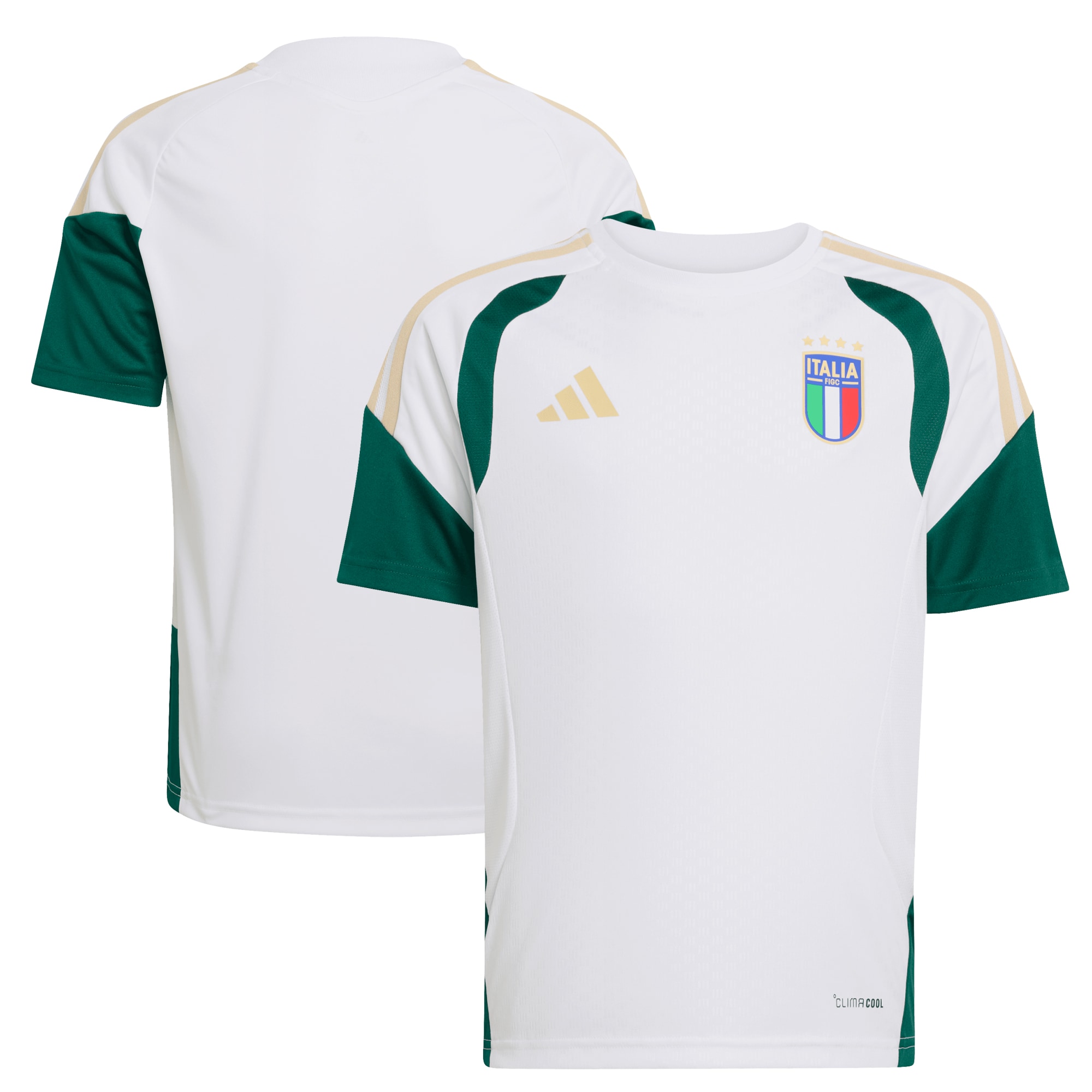 Italy National Team Youth FIFA x World Cup 2026 Tiro Training Jersey - White