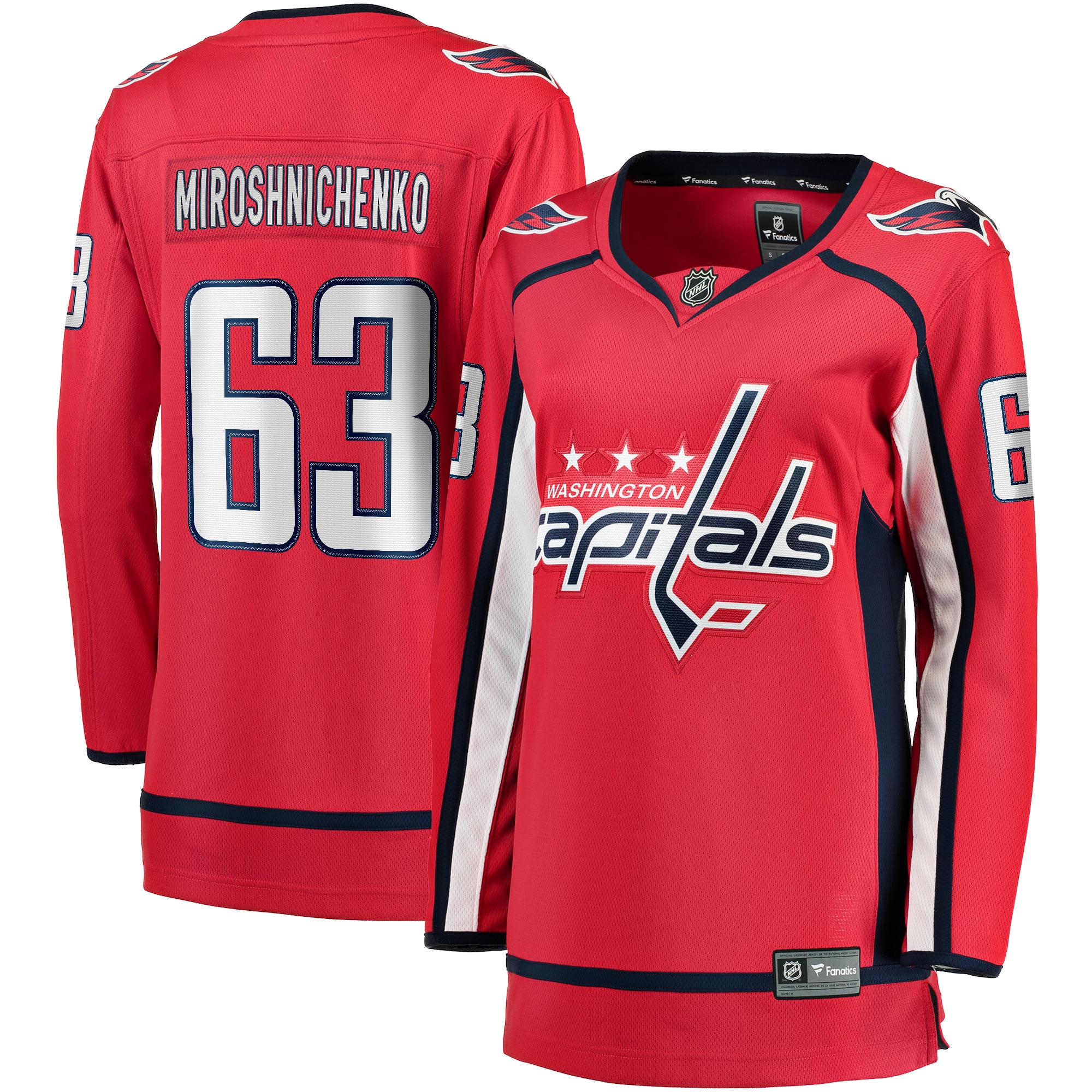 Ivan Miroshnichenko Washington Capitals Fanatics Women's Breakaway Jersey - Red