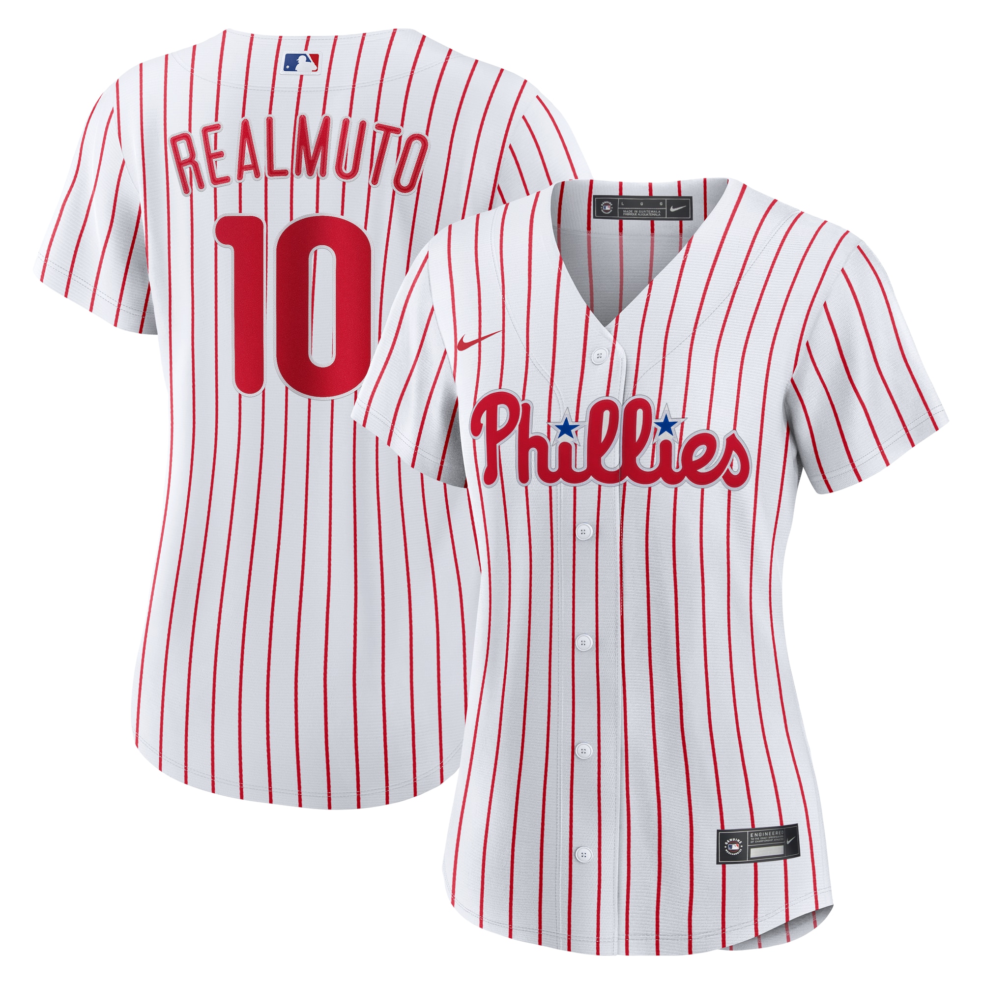 J.T. Realmuto Philadelphia Phillies Women's Home Jersey - White