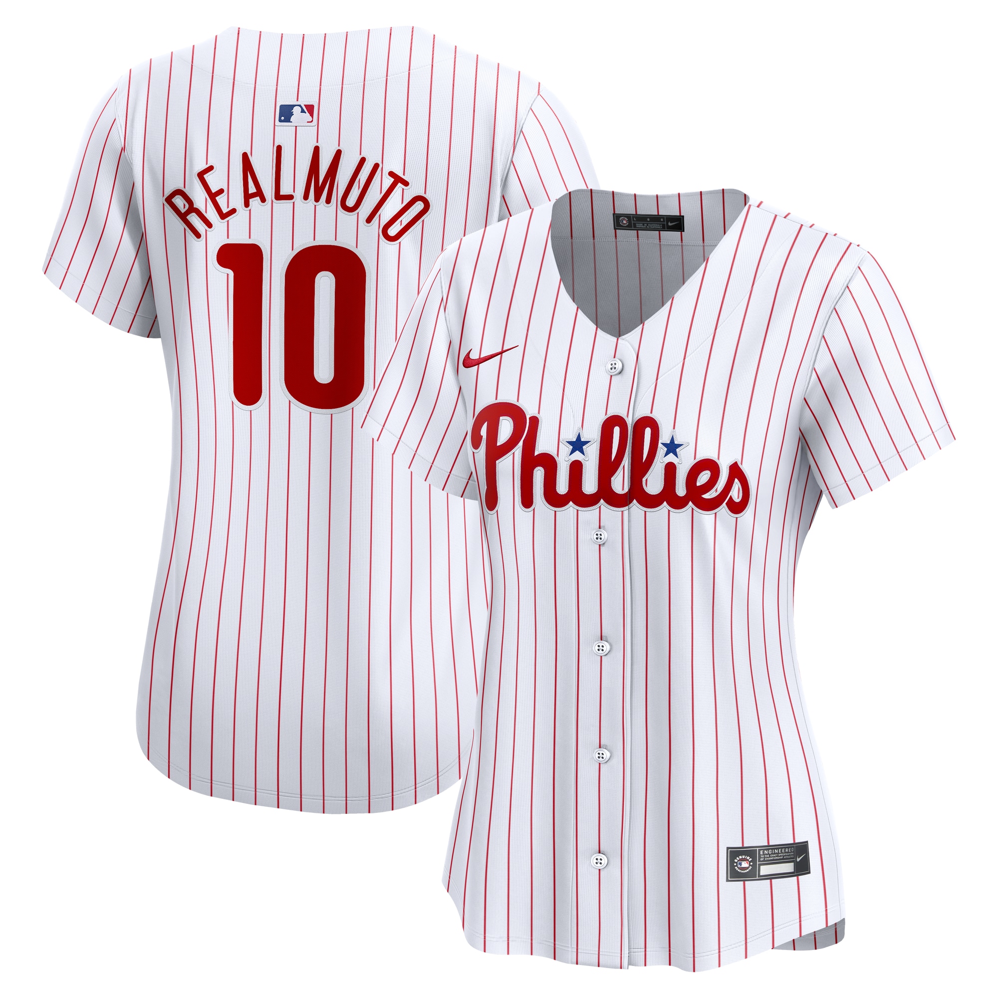 J.T. Realmuto Philadelphia Phillies Women's Home Limited Player Jersey – White