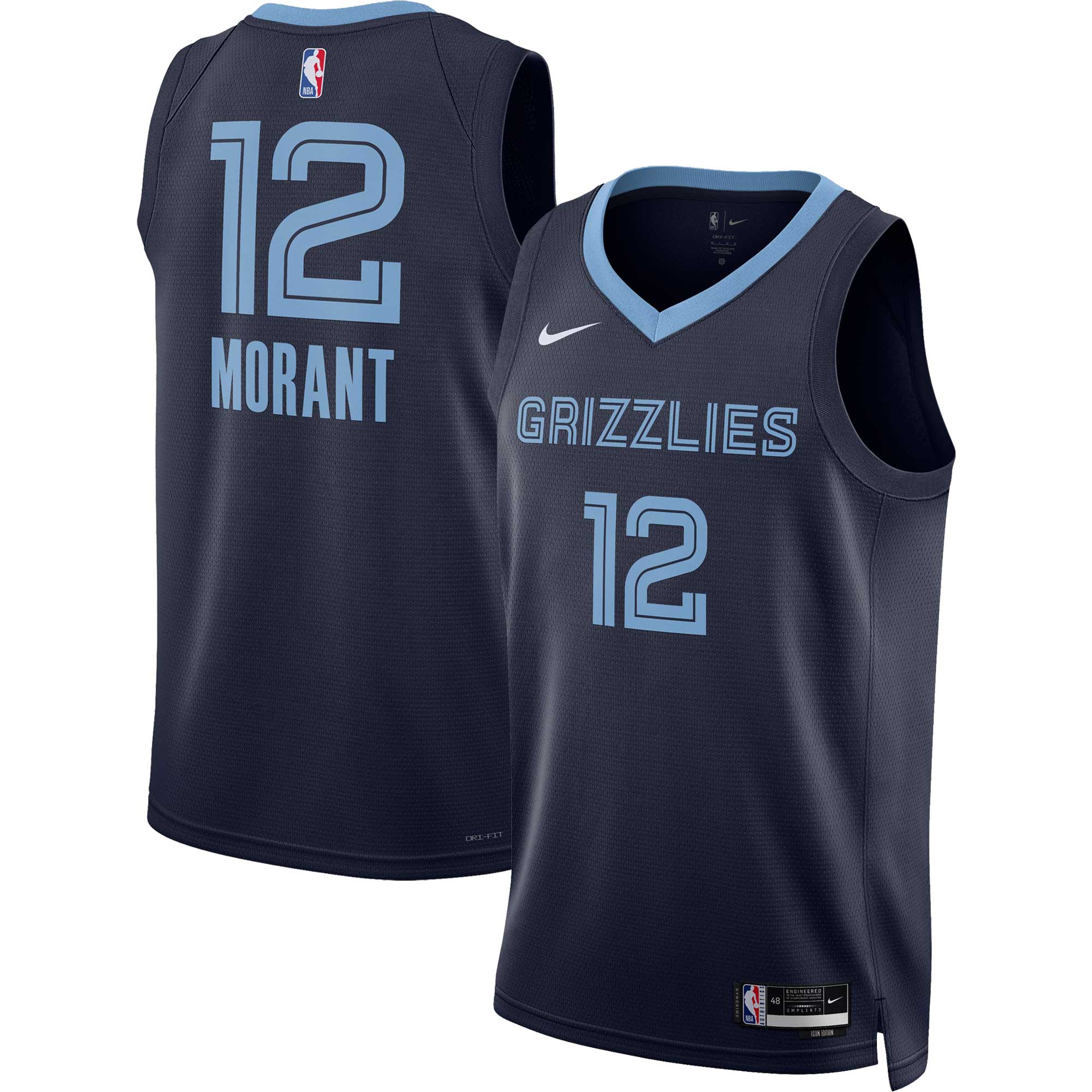 Ja Morant Memphis Grizzlies Unisex Swingman Jersey - Icon Edition