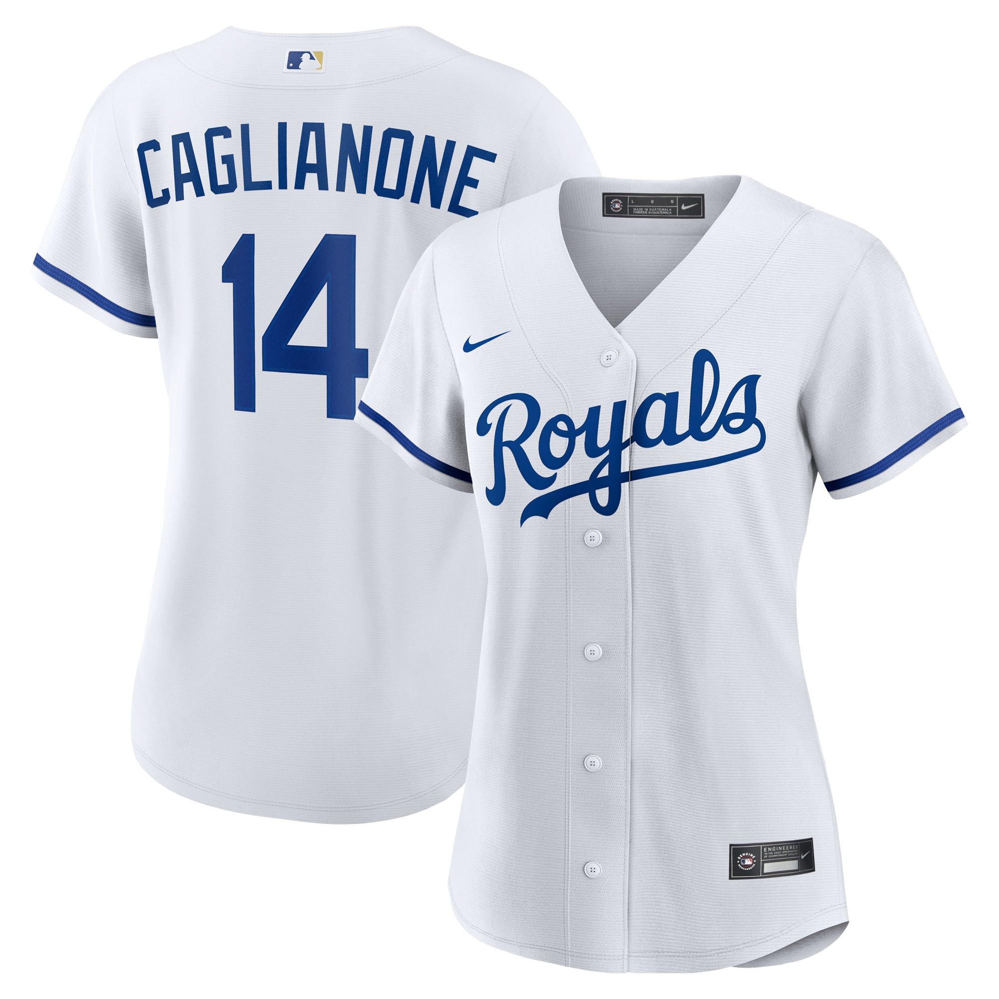 Jac Caglianone Kansas City Royals Women's Home Jersey - White