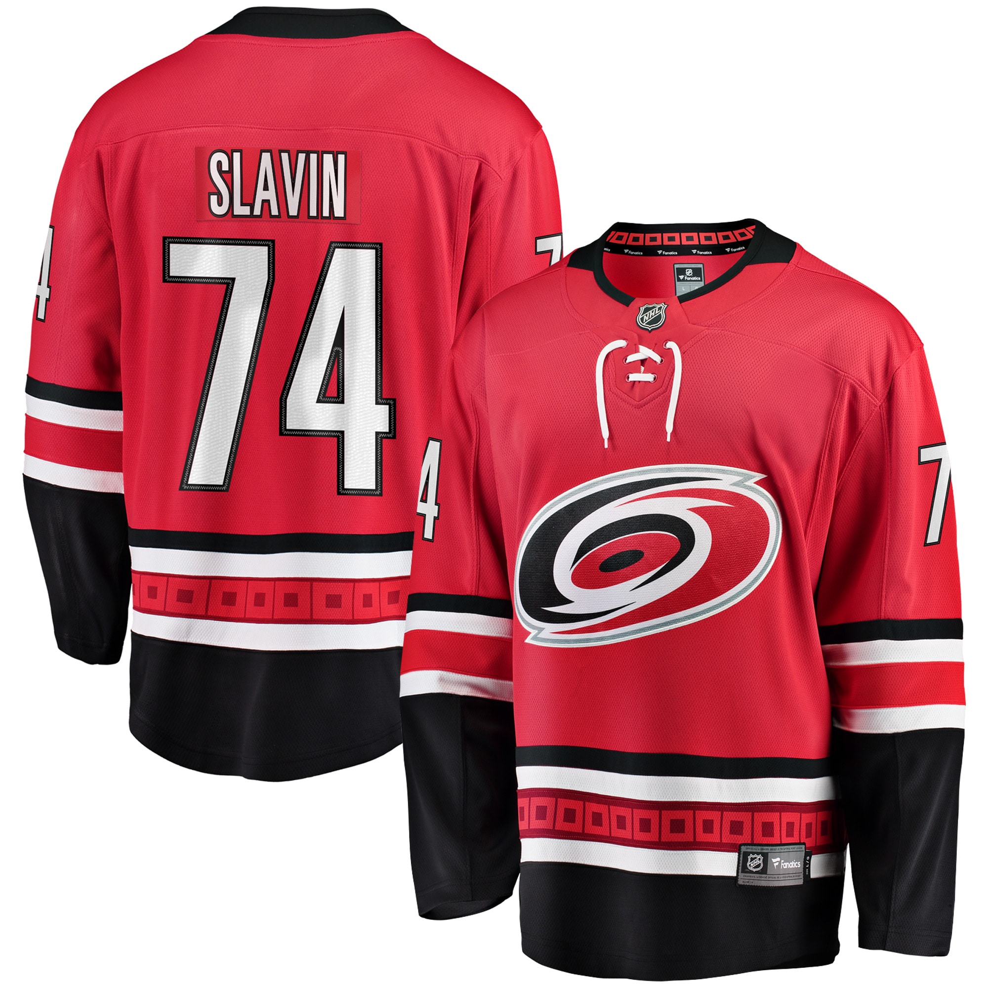 Jaccob Slavin Carolina Hurricanes Fanatics Alternate Breakaway Player Jersey