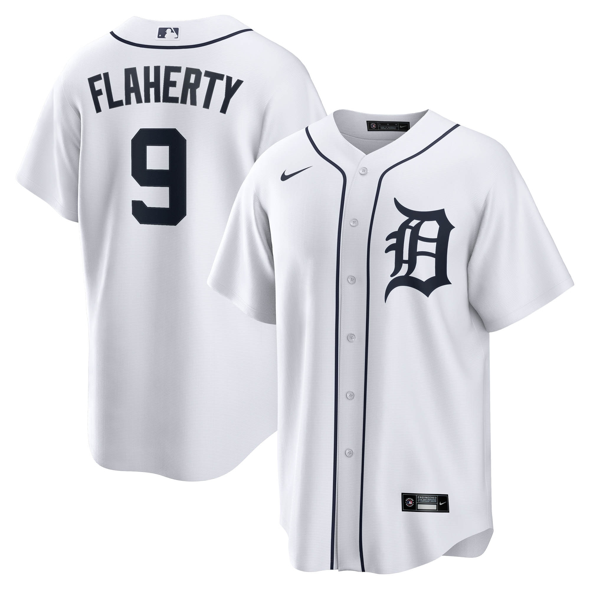 Jack Flaherty Detroit Tigers Home Jersey - White