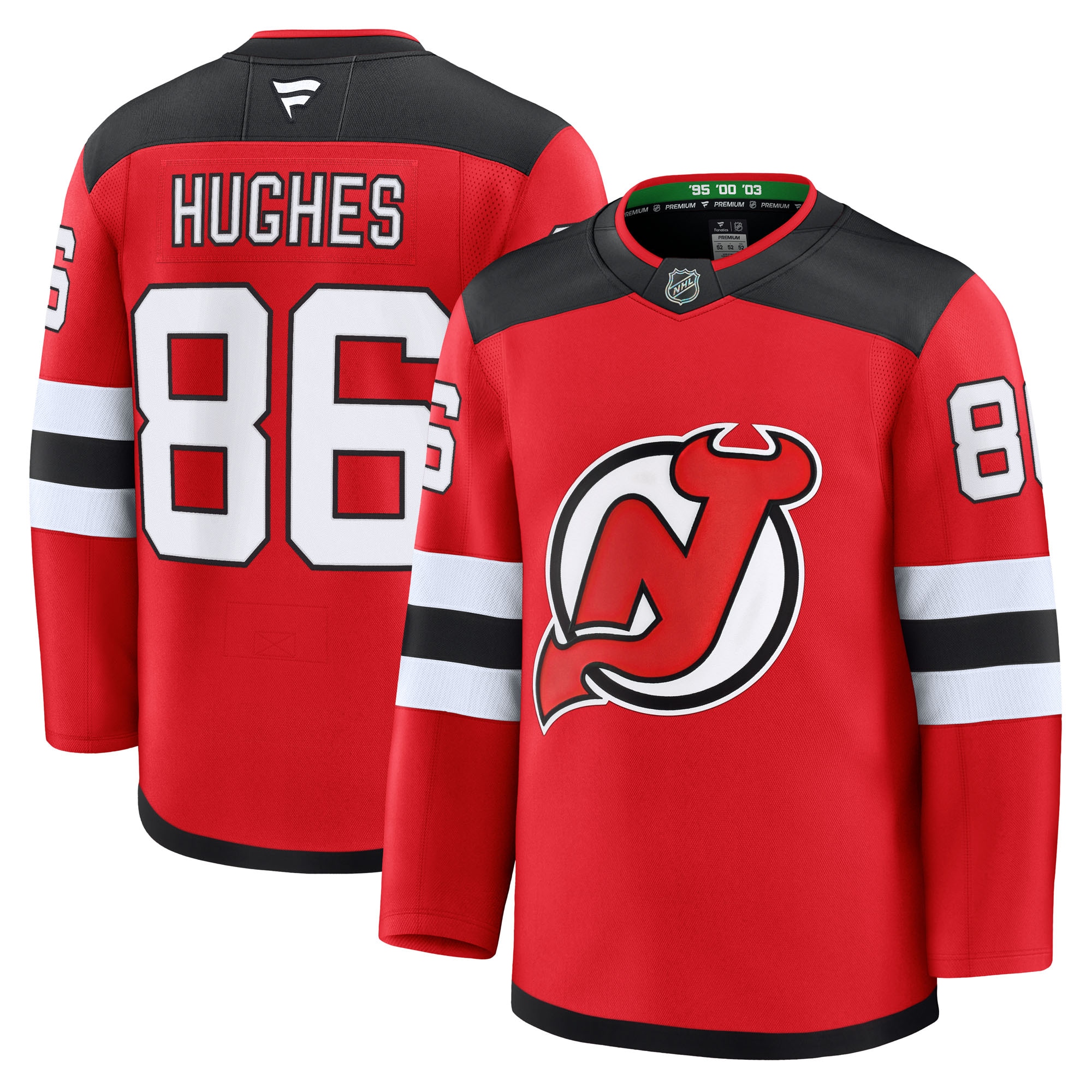 Jack Hughes New Jersey Devils Fanatics Home Premium Jersey
