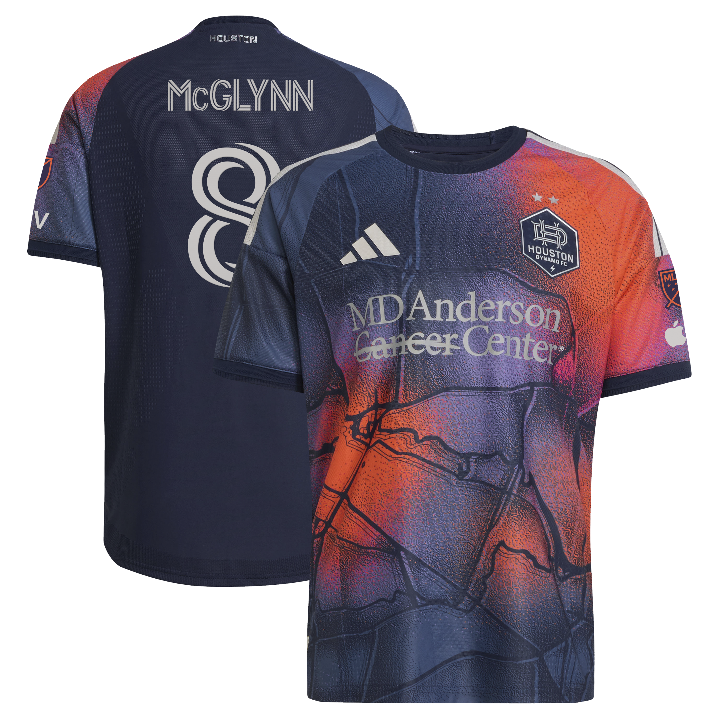 Jack McGlynn Houston Dynamo FC 2026 Mission Control On-Field Patch Jersey - Blue
