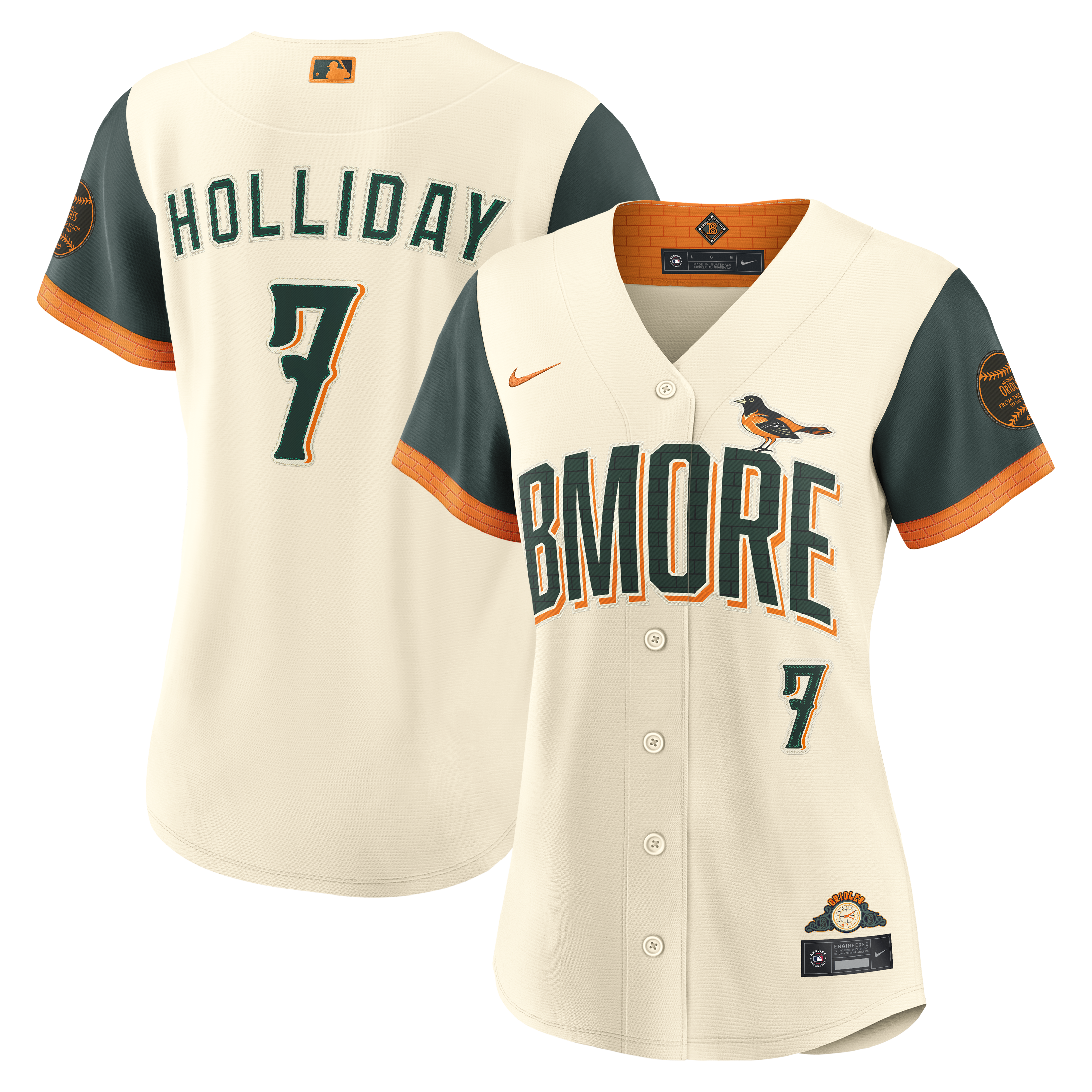 Jackson Holliday Baltimore Orioles Women's 2026 City Connect Stadium Jersey - Natural