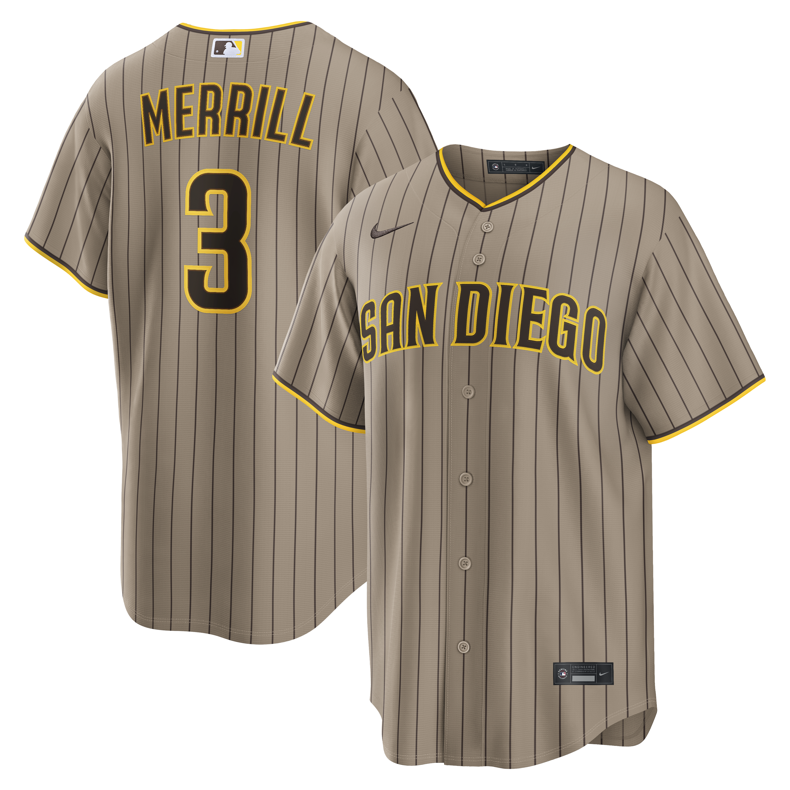 Jackson Merrill San Diego Padres Alternate Jersey