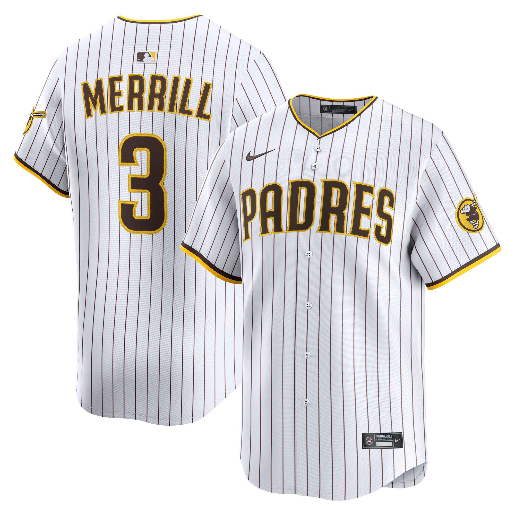 Jackson Merrill San Diego Padres Home Limited Player Jersey