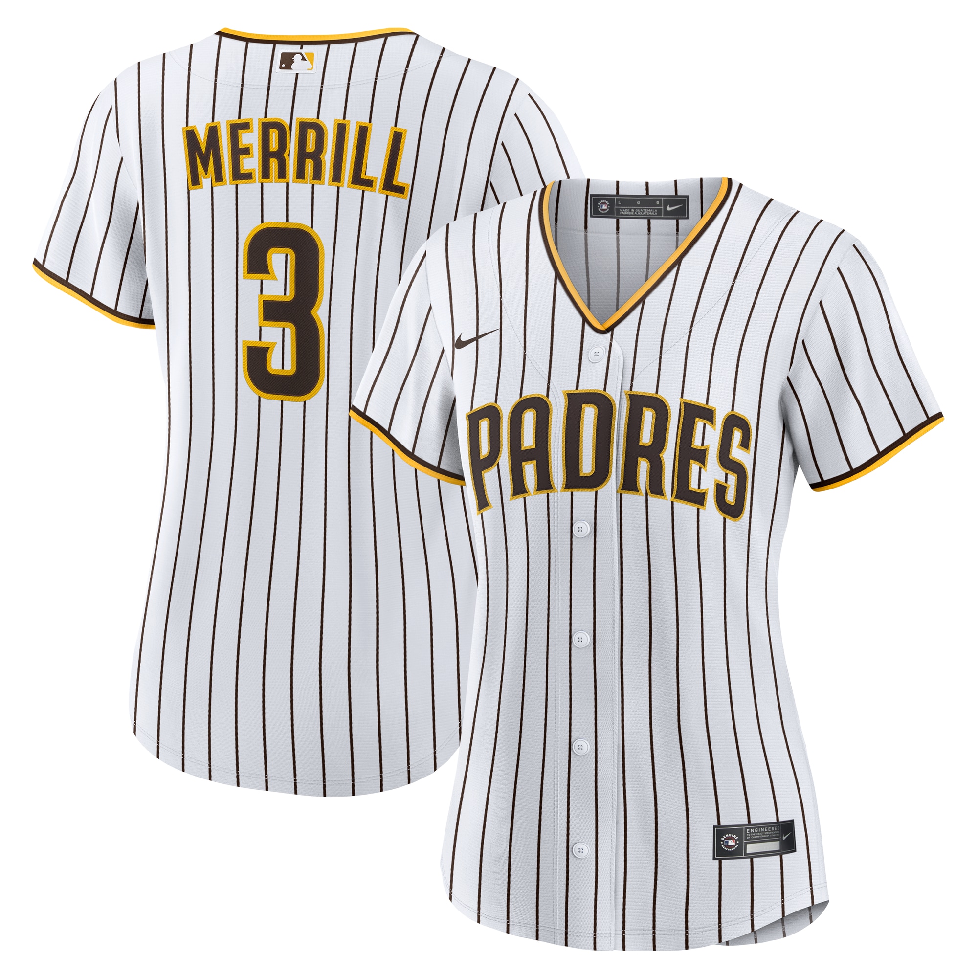 Jackson Merrill San Diego Padres Women's Home Jersey - White