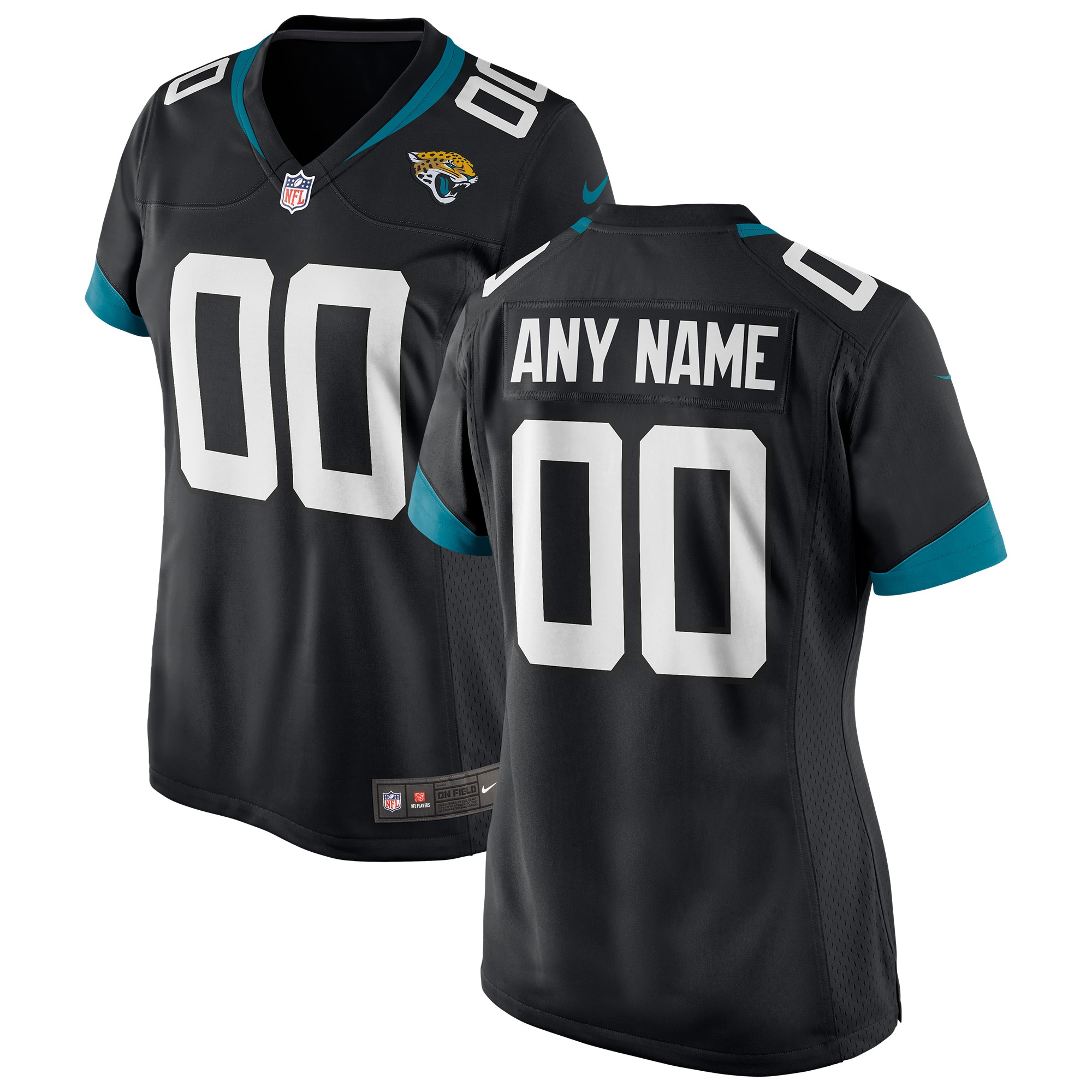 Jacksonville Jaguars Women's Custom Jersey
