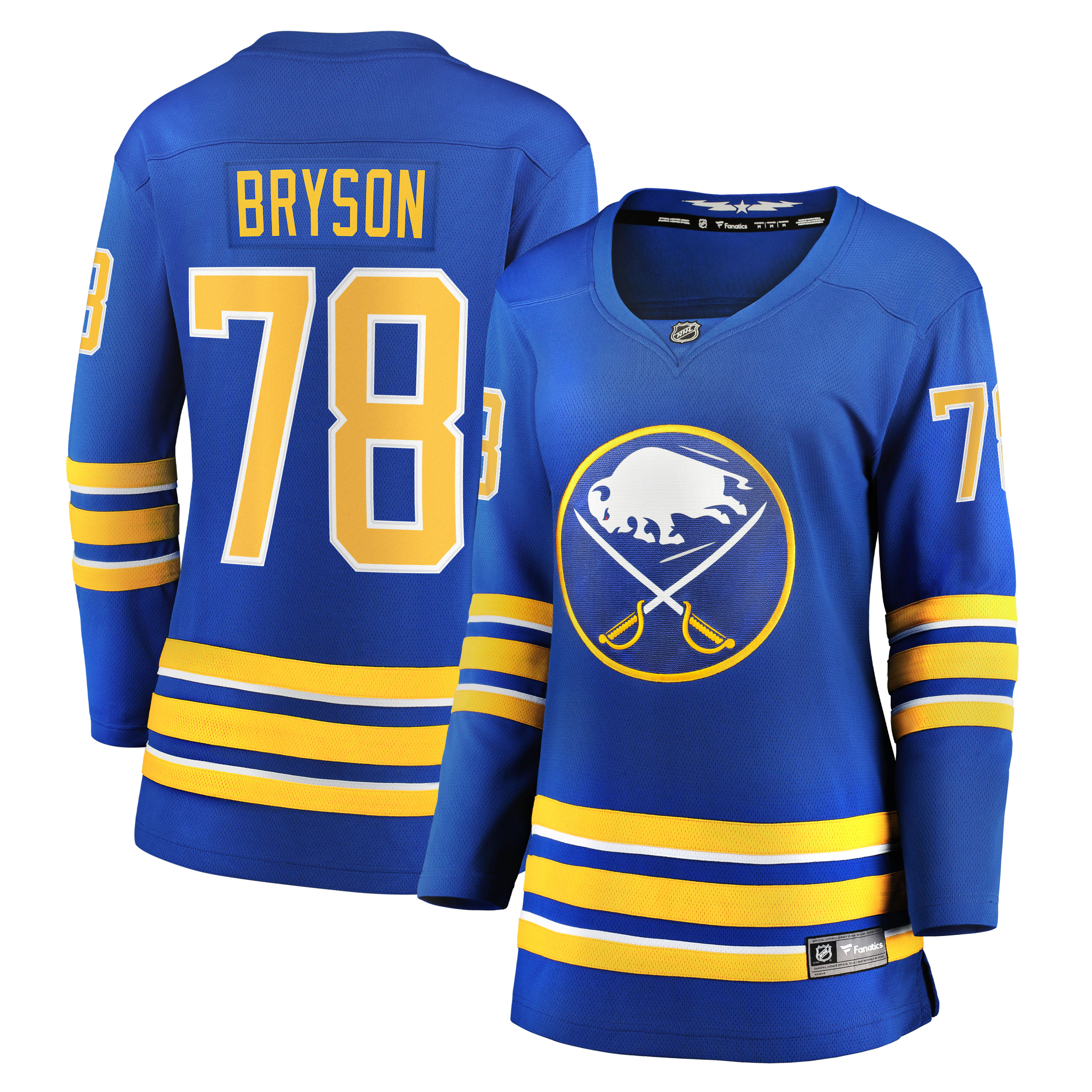 Jacob Bryson Buffalo Sabres Fanatics Women's Home Breakaway Player Jersey - Royal