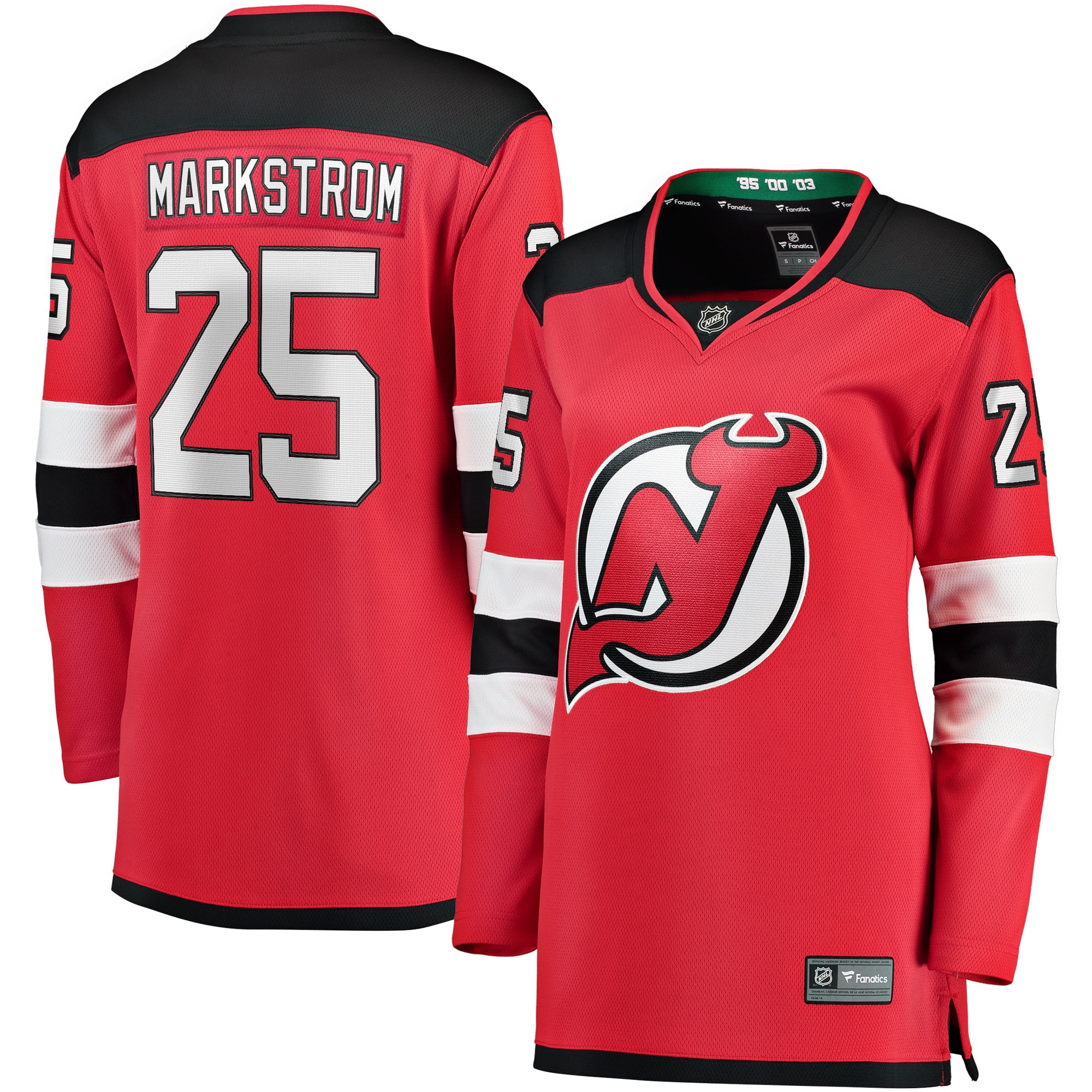 Jacob Markstrom New Jersey Devils Fanatics Women's Home Breakaway Jersey - Red