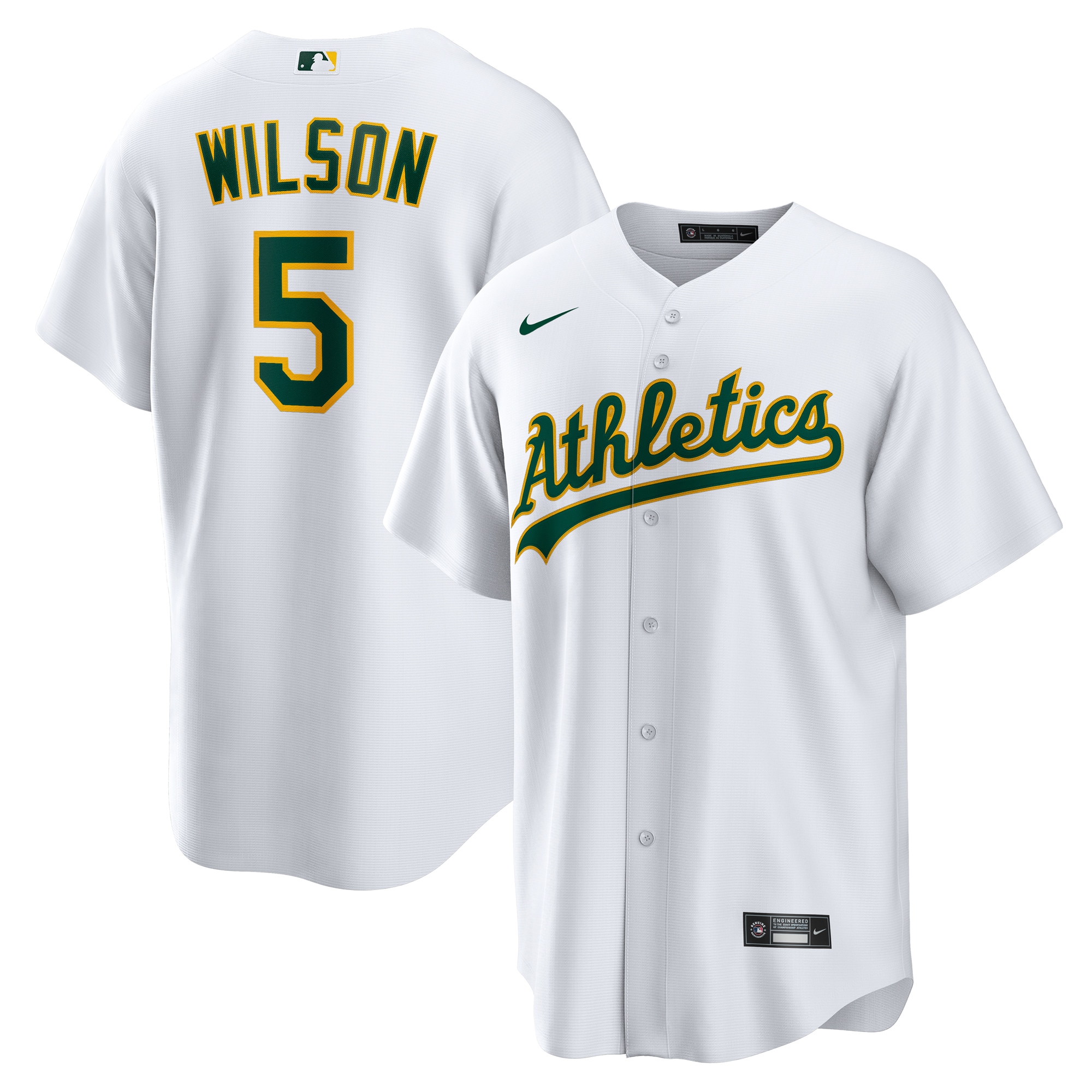 Jacob Wilson Athletics Home Jersey - White