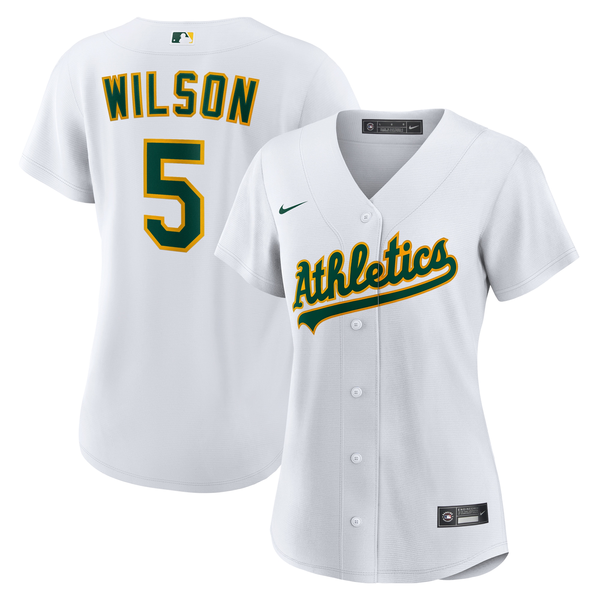 Jacob Wilson Athletics Women's Home Jersey - White