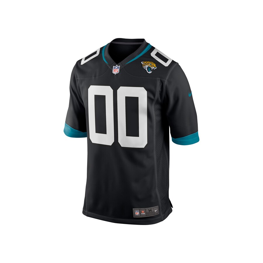 Alternative view of Jaguars Black Custom Jersey nike - Nike Jaguars Black Alternate Custom 2