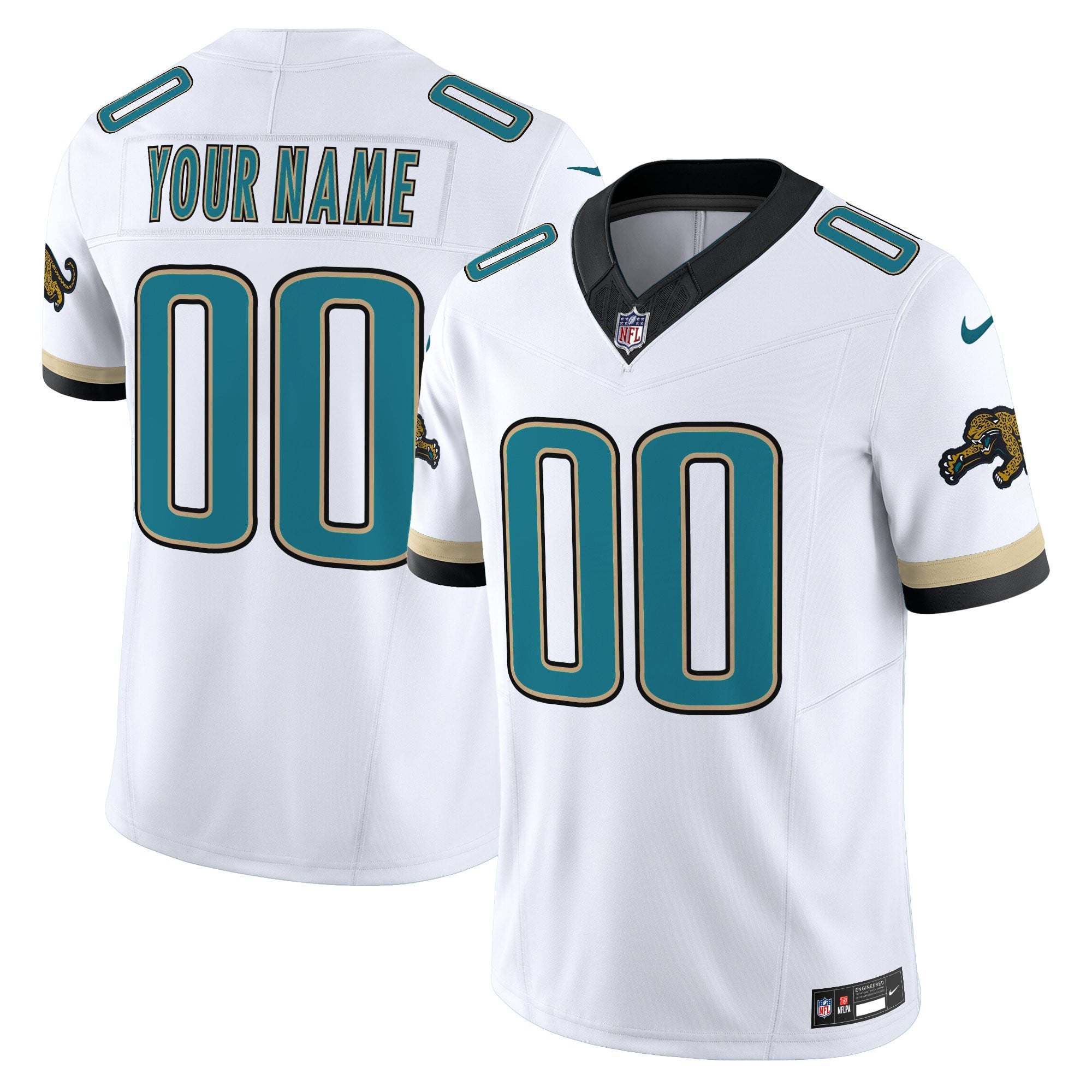 Alternative view of Jaguars Custom Teal Jersey - Nike - Personalize Your Style!
